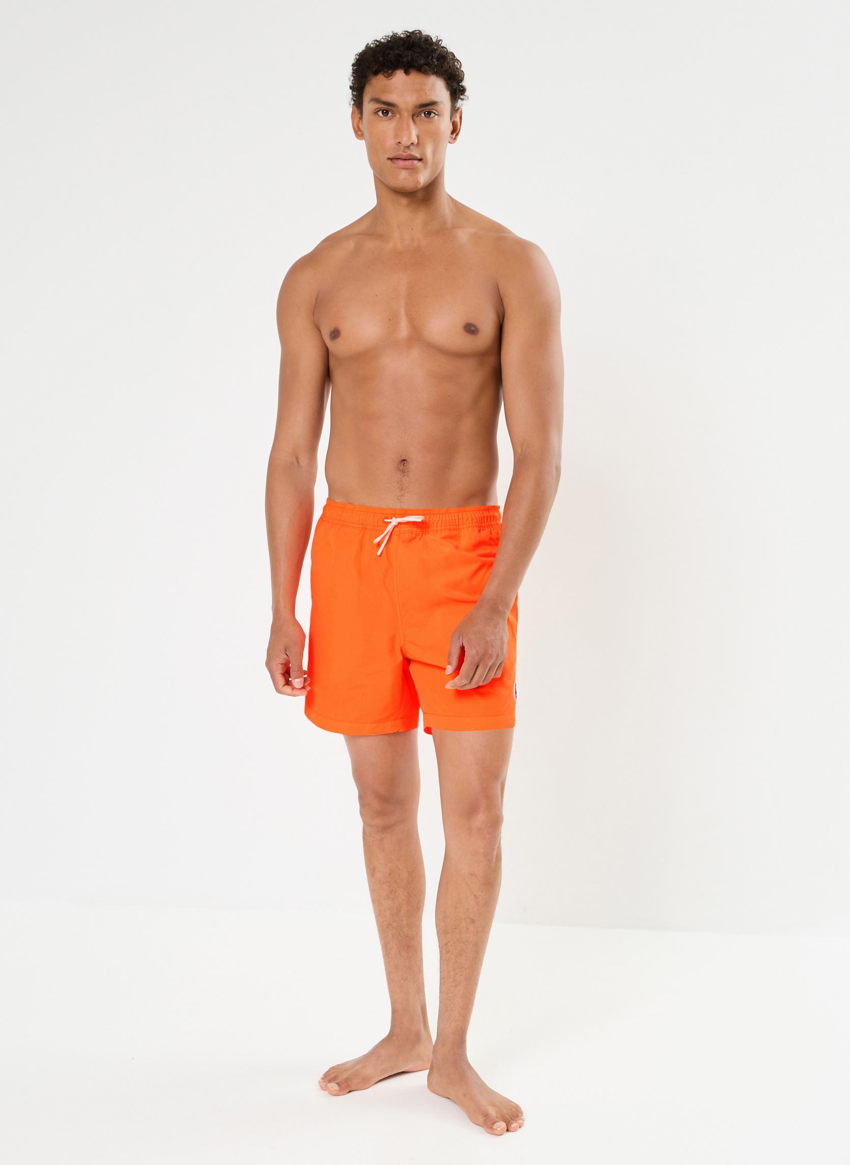 Zwemshorts Biarritz Fluo heren grijs JOTT Zwemshorts Biarritz Fluo heren grijs ORANGE FLUO