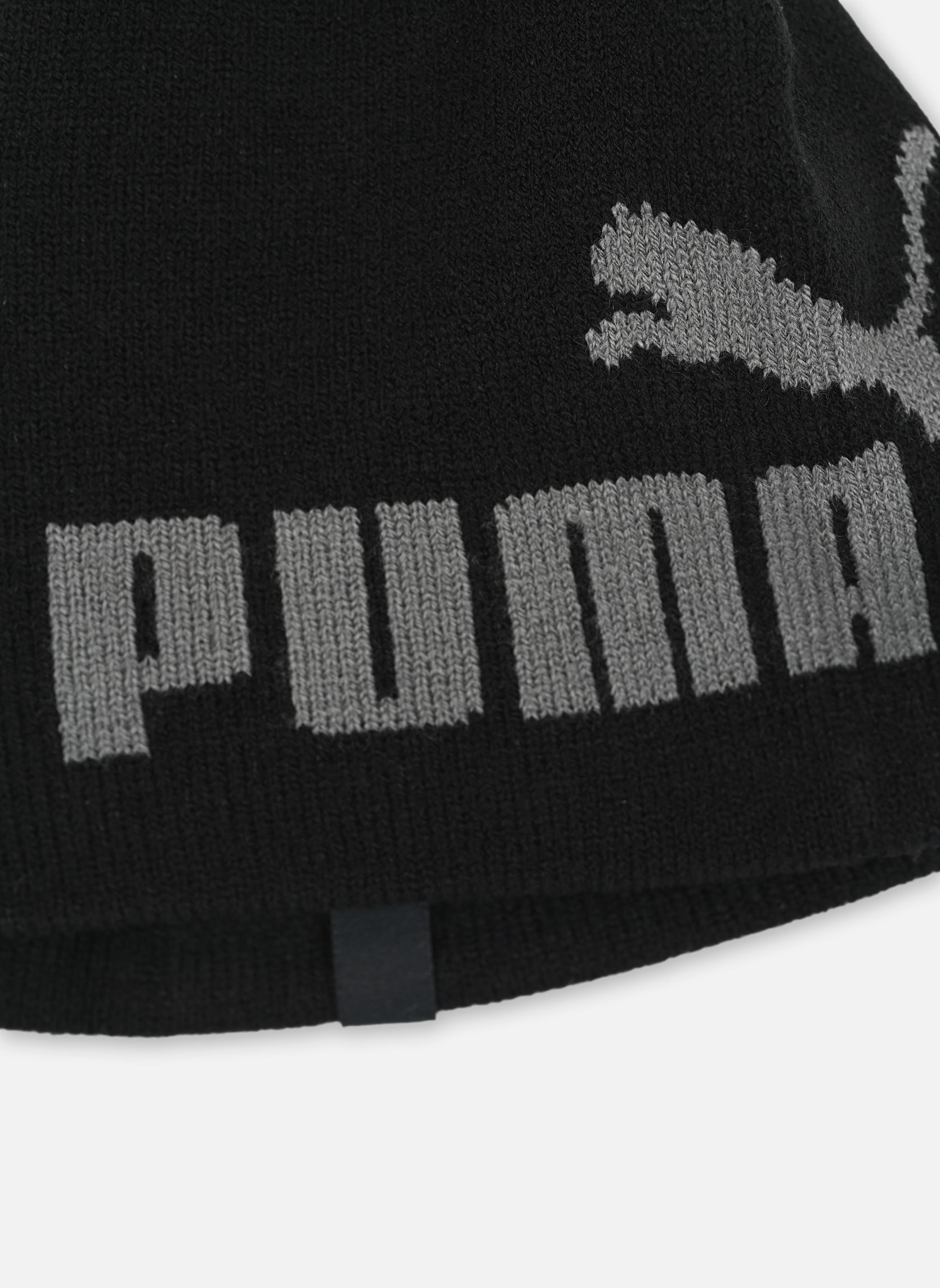 Bonnets Jr Logo Cuffless Beani noir Puma Bonnets Jr Logo Cuffless Beani noir Puma Black