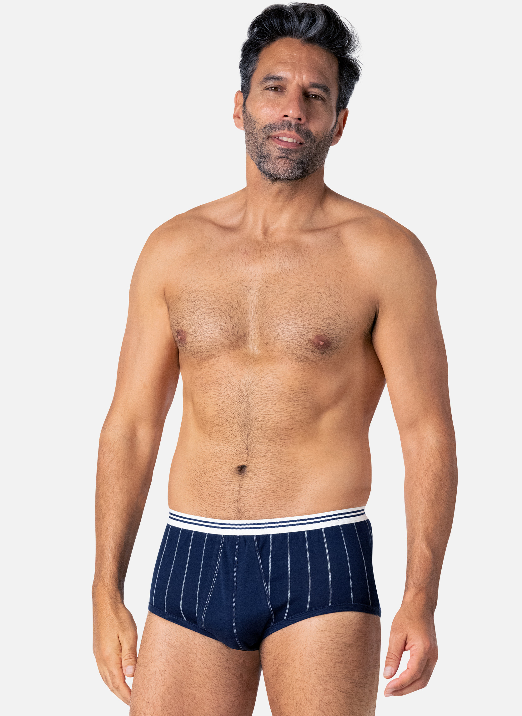 Slips PUR COTON homme bleu Eminence Slips PUR COTON homme bleu Bleu