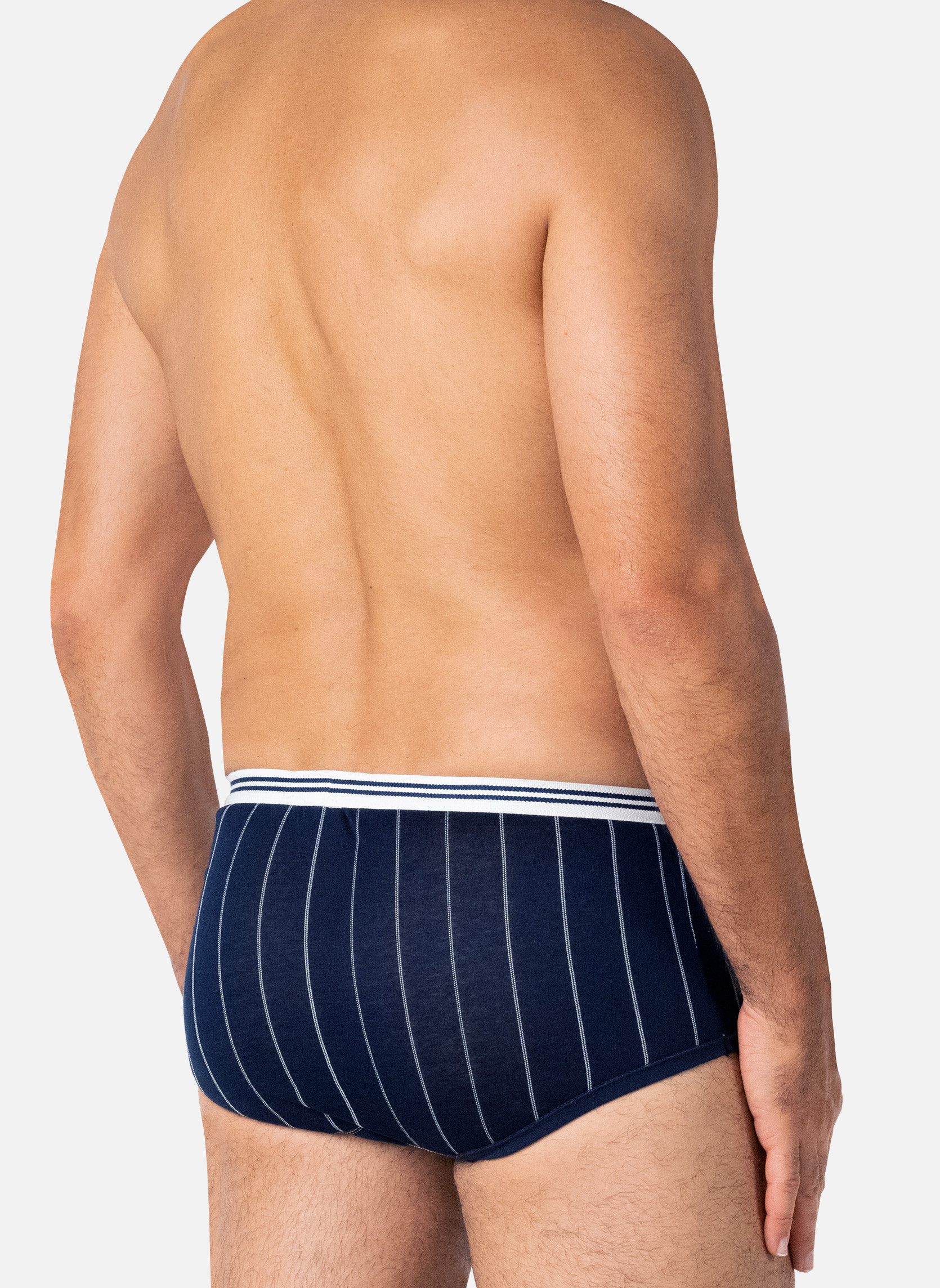 Slips PUR COTON homme bleu Eminence Slips PUR COTON homme bleu Bleu