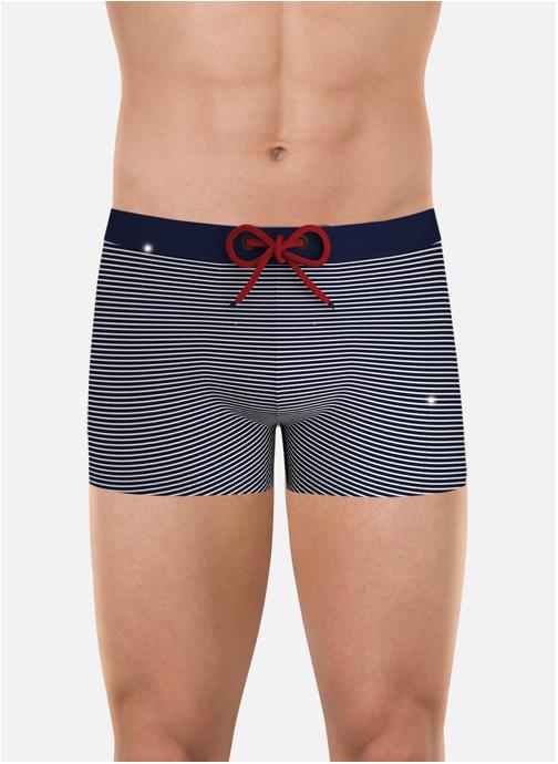 Eminence Boxers de bain FAIT EN FRANCE homme bleu