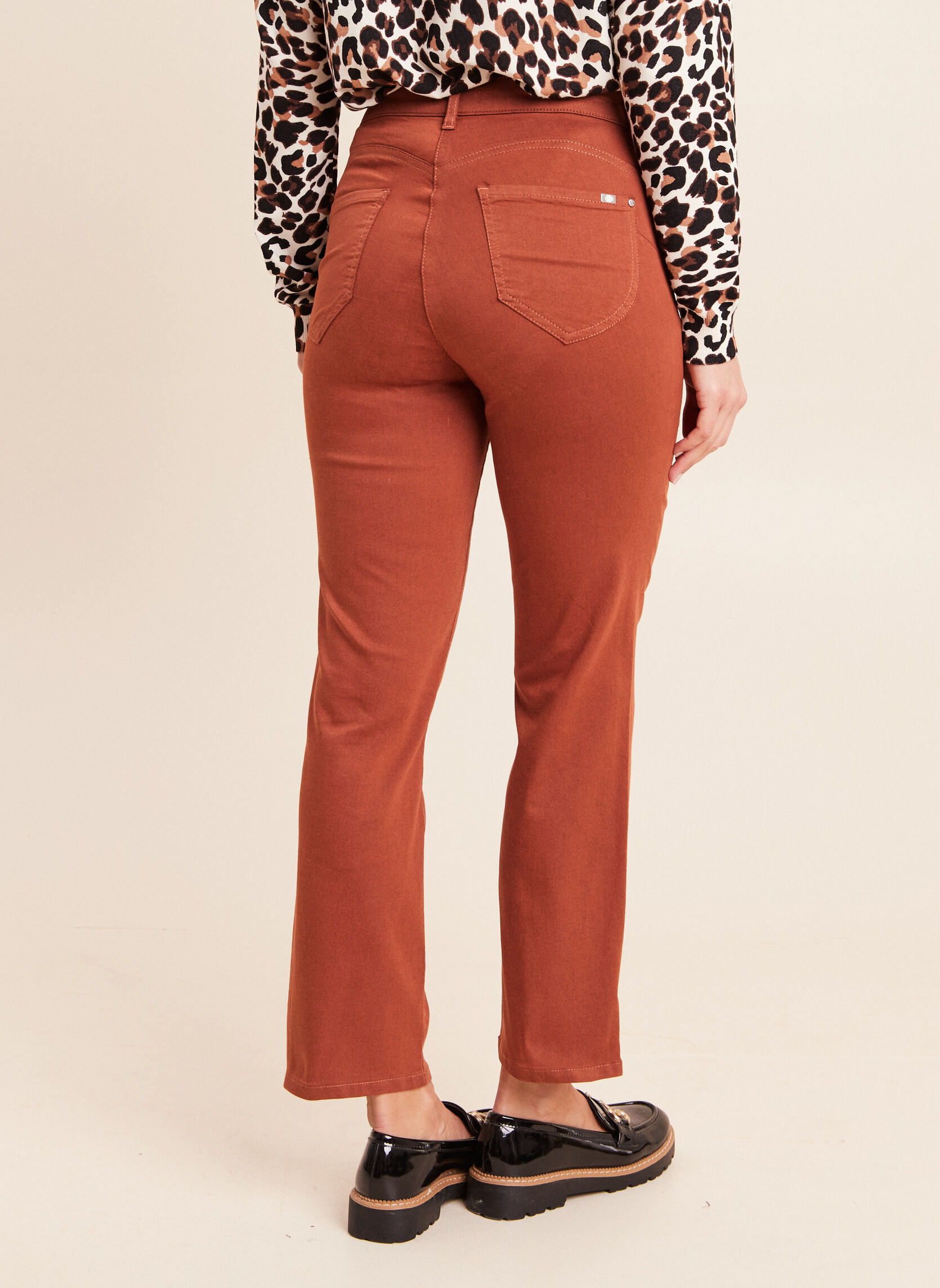 Pantalons droit PESUBLIMDROI femme marron Bréal Pantalons droit PESUBLIMDROI femme marron Marron