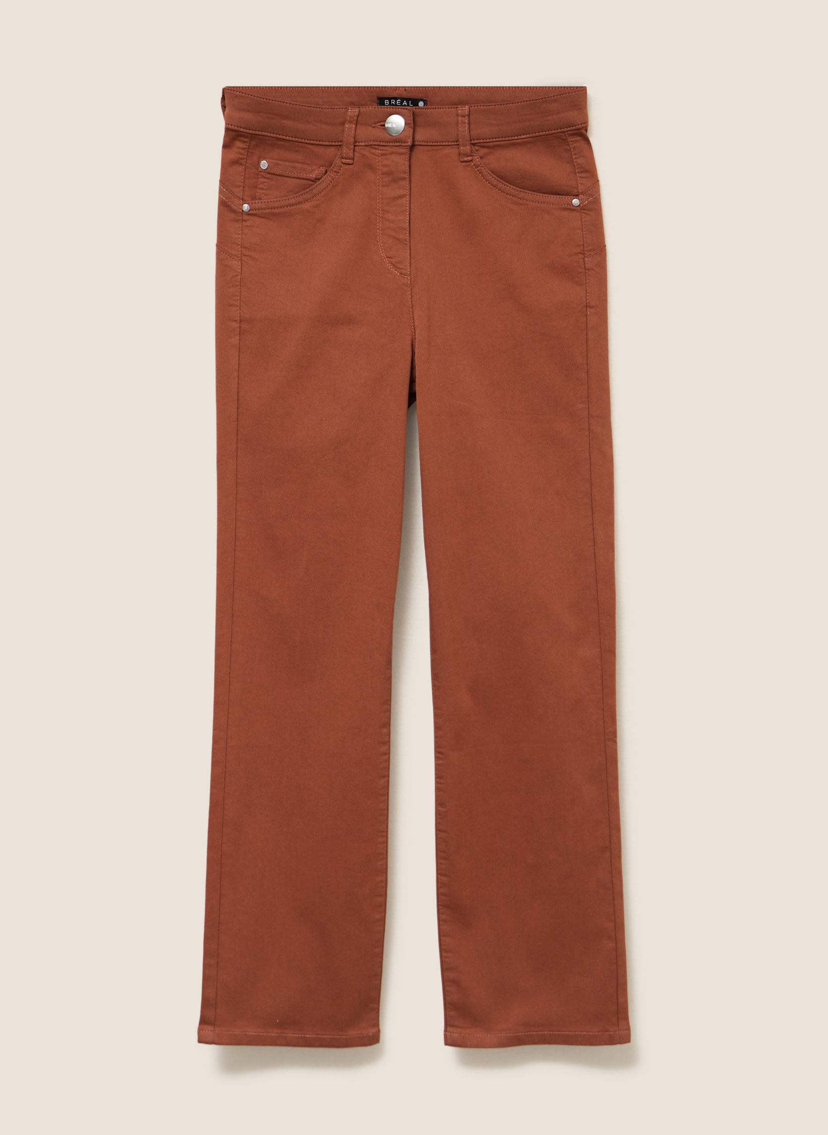 Pantalons droit PESUBLIMDROI femme marron Bréal Pantalons droit PESUBLIMDROI femme marron Marron