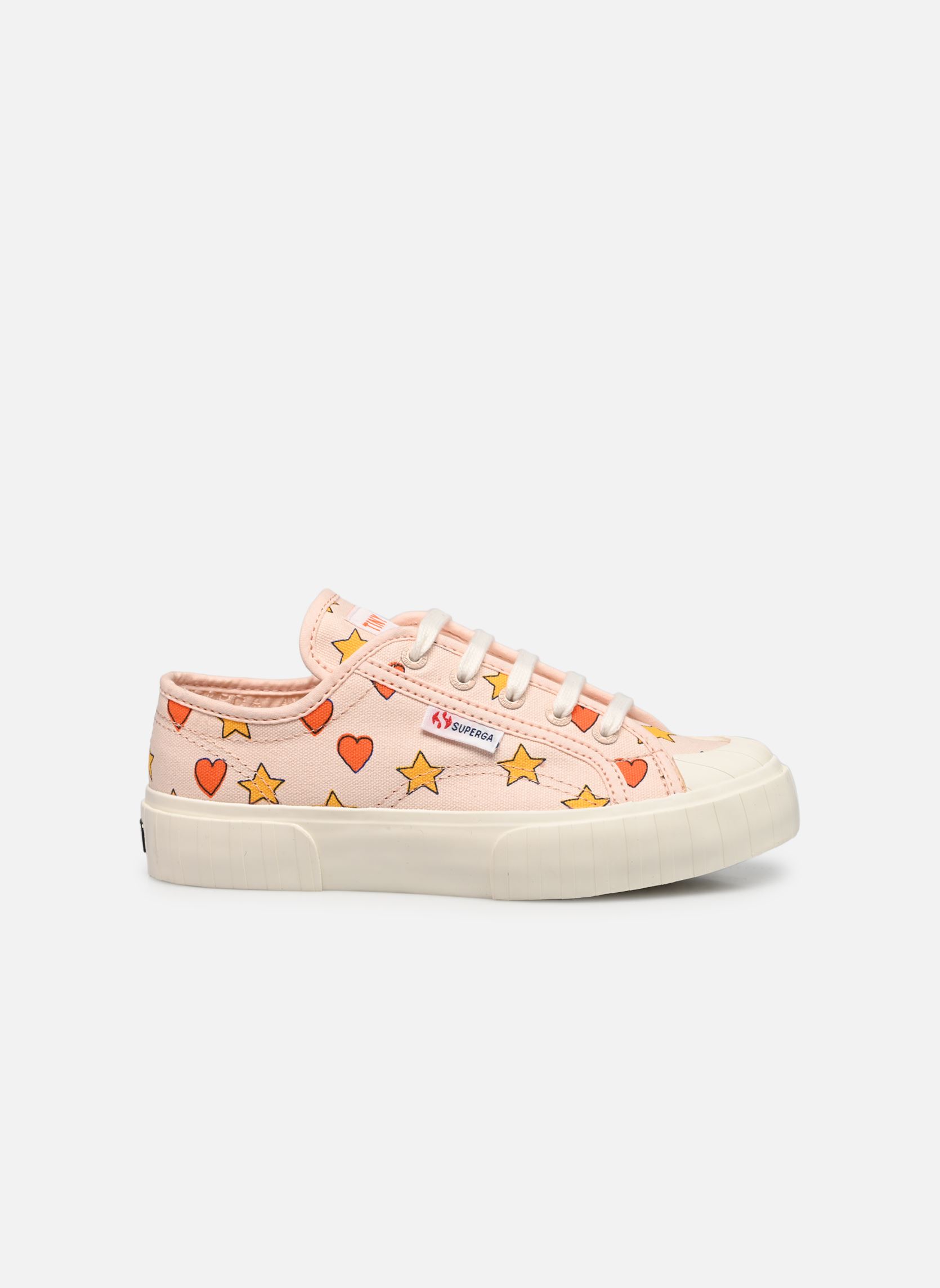 Sneakers basse Tiny X Superga Hearts & Stars Kids Sneak rosa Tinycottons Sneakers basse Tiny X Superga Hearts & Stars Kids Sneak rosa PASTEL PINK
