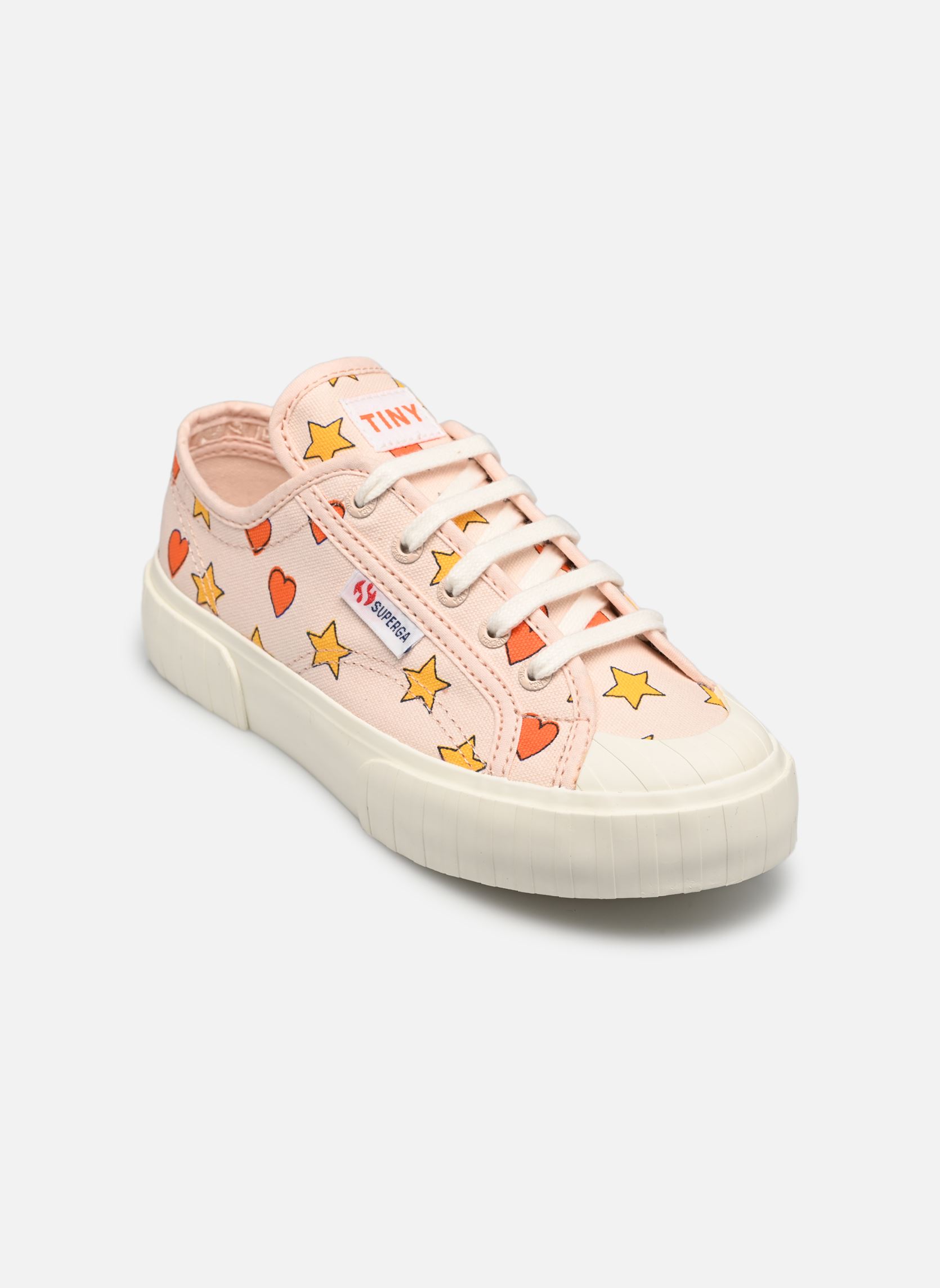 Sneakers basse Tiny X Superga Hearts & Stars Kids Sneak rosa Tinycottons Sneakers basse Tiny X Superga Hearts & Stars Kids Sneak rosa PASTEL PINK
