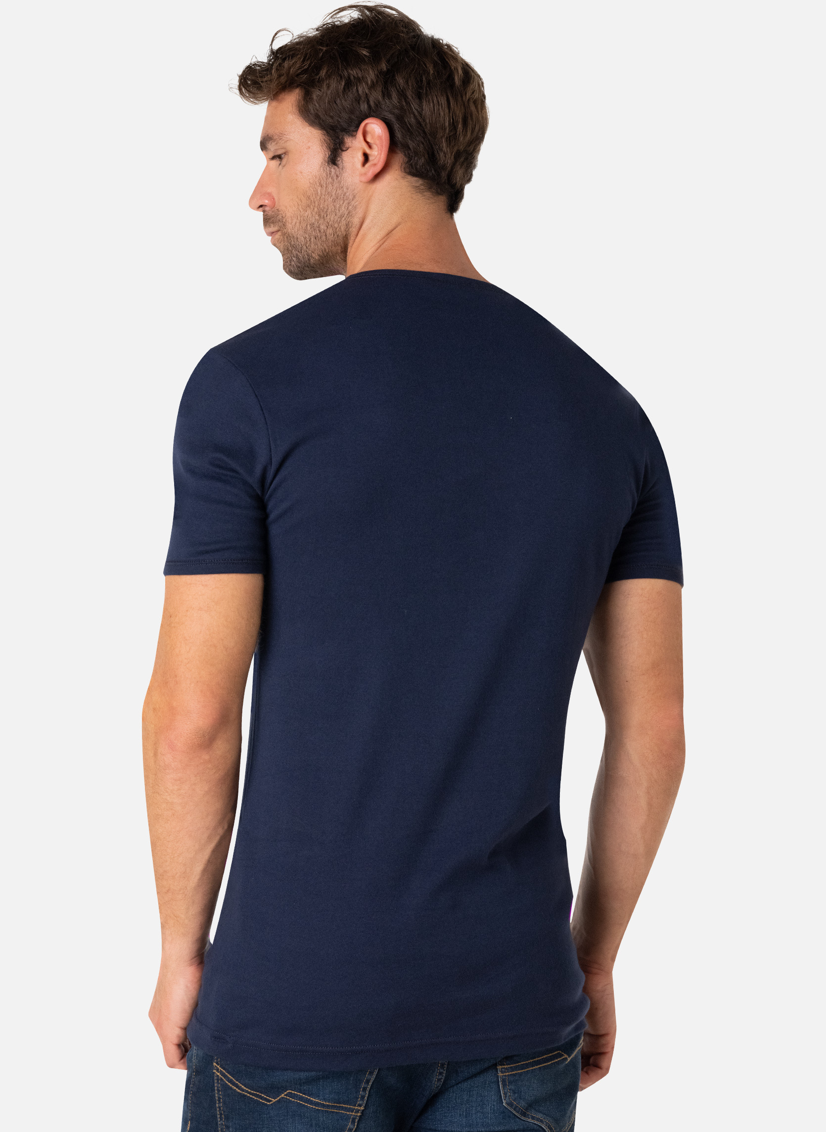 Tee-shirts PUR COTON homme bleu Eminence Tee-shirts PUR COTON homme bleu Bleu
