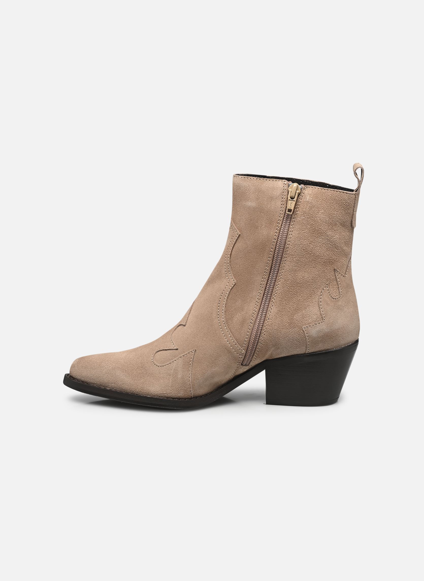 Botines tipo vaquero Maxime mujer beige Georgia Rose Botines tipo vaquero Maxime mujer beige Beige