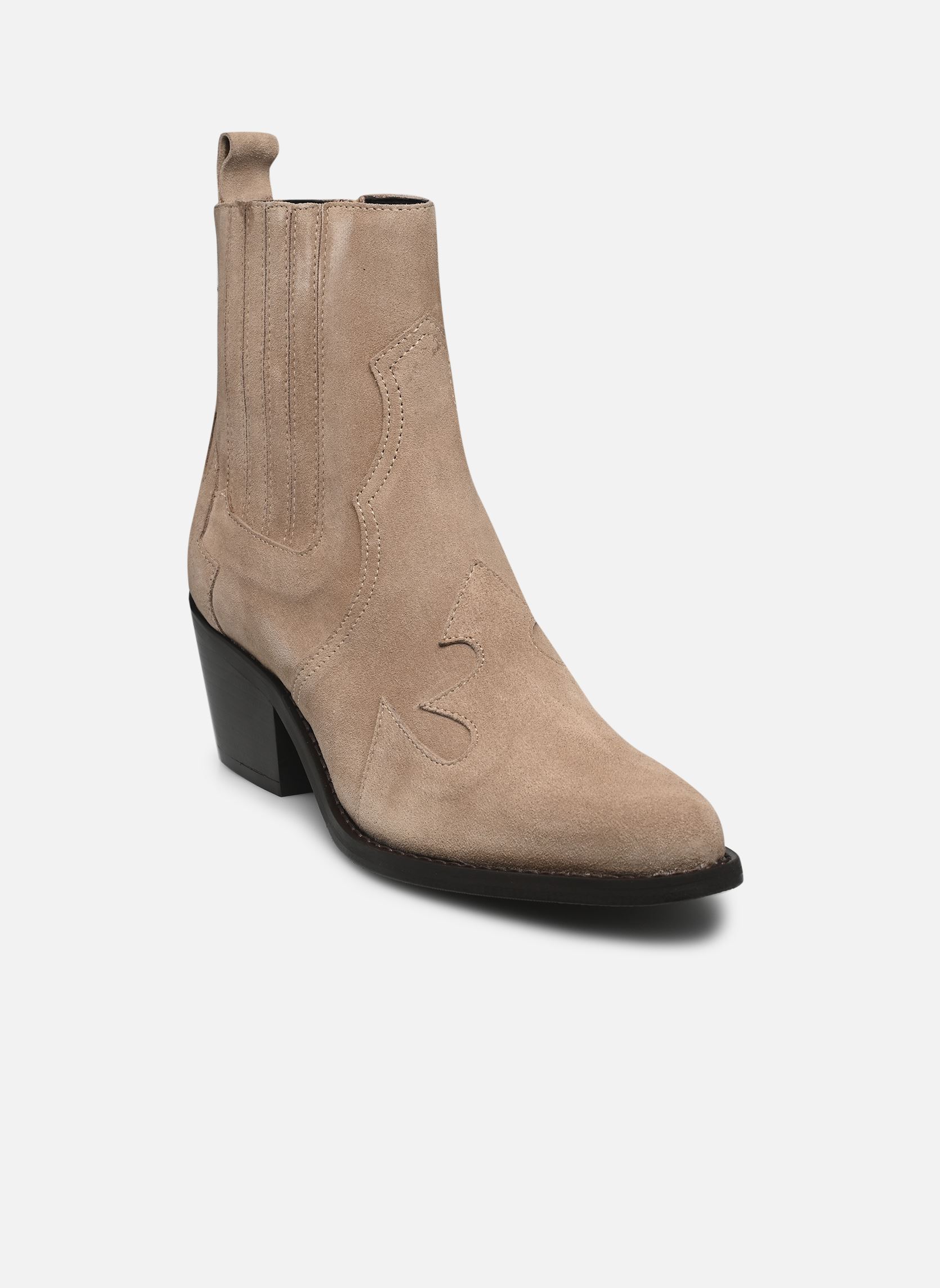 Botines tipo vaquero Maxime mujer beige Georgia Rose Botines tipo vaquero Maxime mujer beige Beige