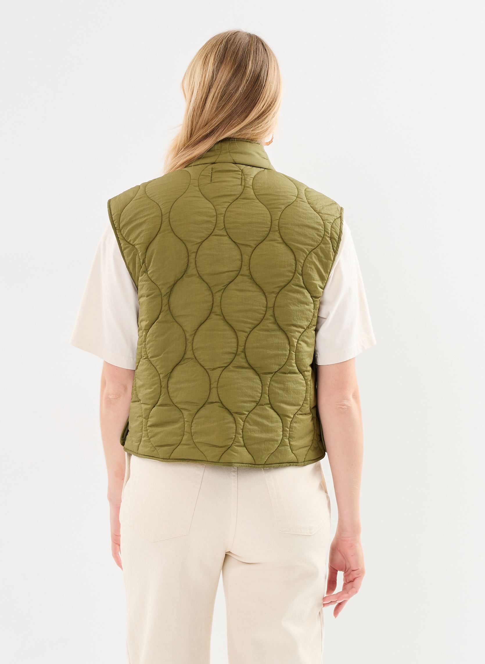 Doudounes sans manches Iris femme vert Gertrude Doudounes sans manches Iris femme vert KAKI