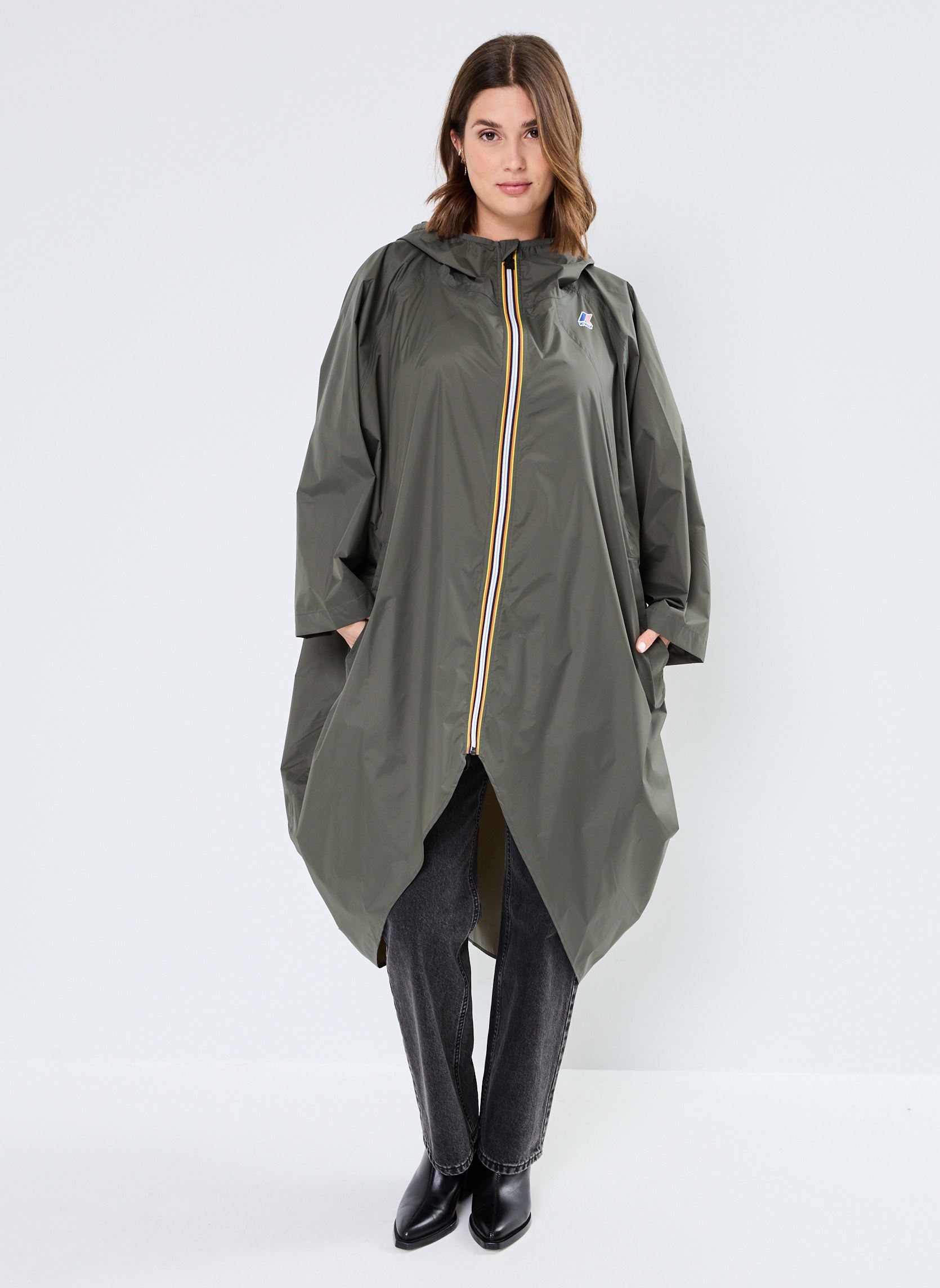 Regenjacken Le Vrai 3.0 Rennes W - Unisexe damen grün K-Way Regenjacken Le Vrai 3.0 Rennes W - Unisexe damen grün GREEN BLACKISH