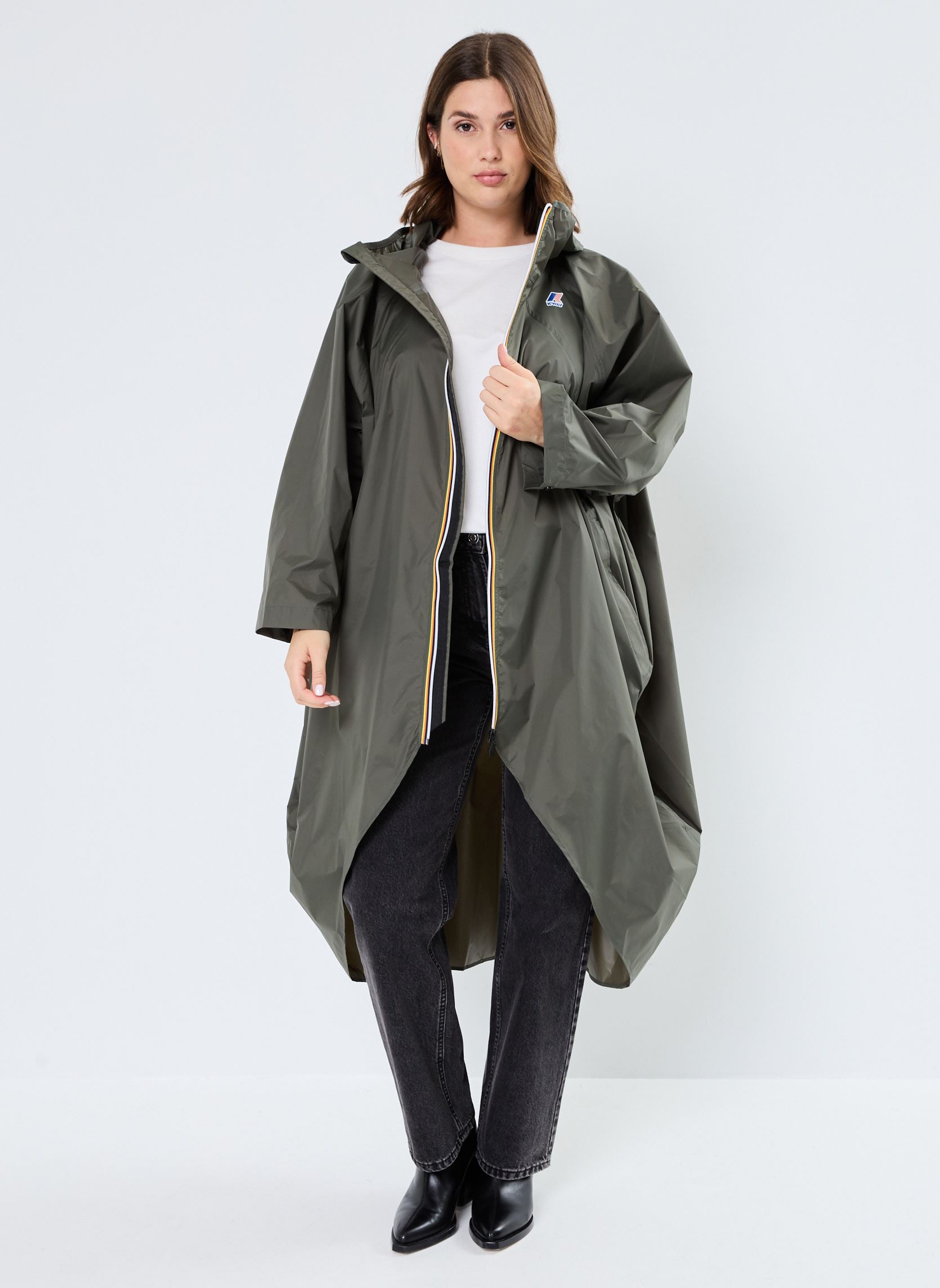 Regenjacken Le Vrai 3.0 Rennes W - Unisexe damen grün K-Way Regenjacken Le Vrai 3.0 Rennes W - Unisexe damen grün GREEN BLACKISH