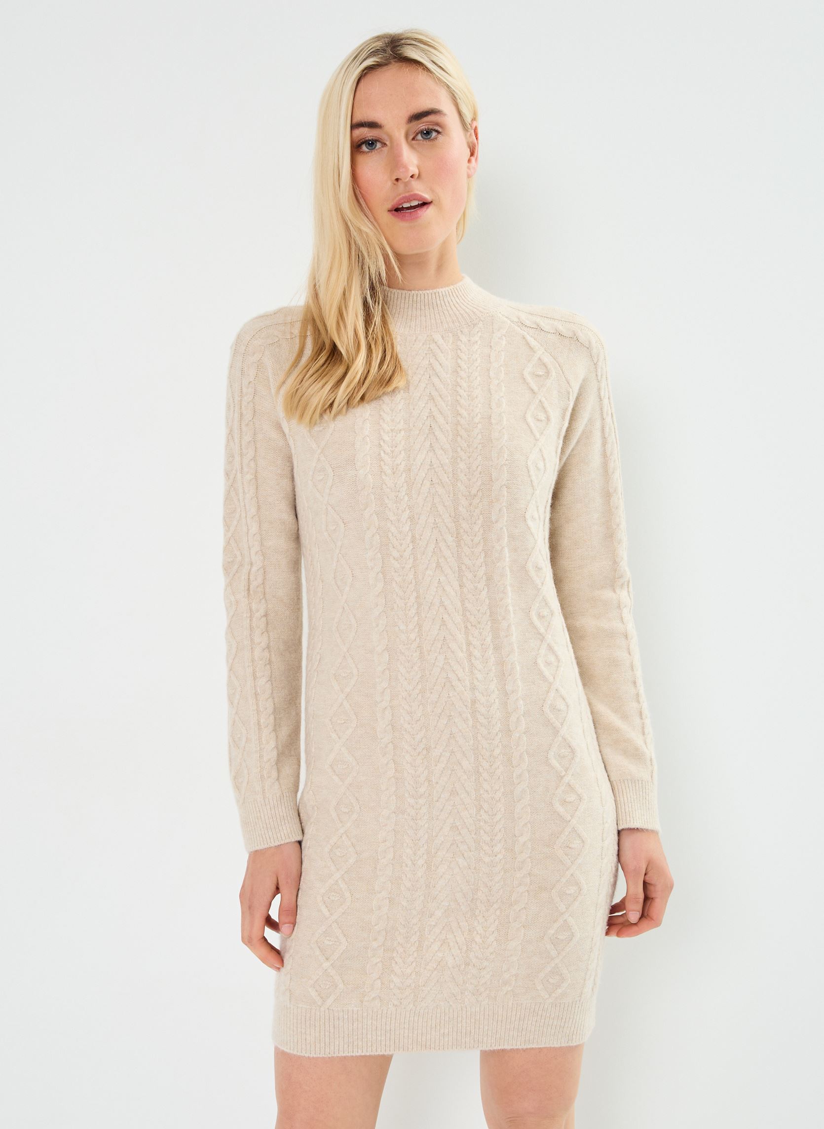 Kleider RMTORSADE damen beige MADE BY Kleider RMTORSADE damen beige White Sand