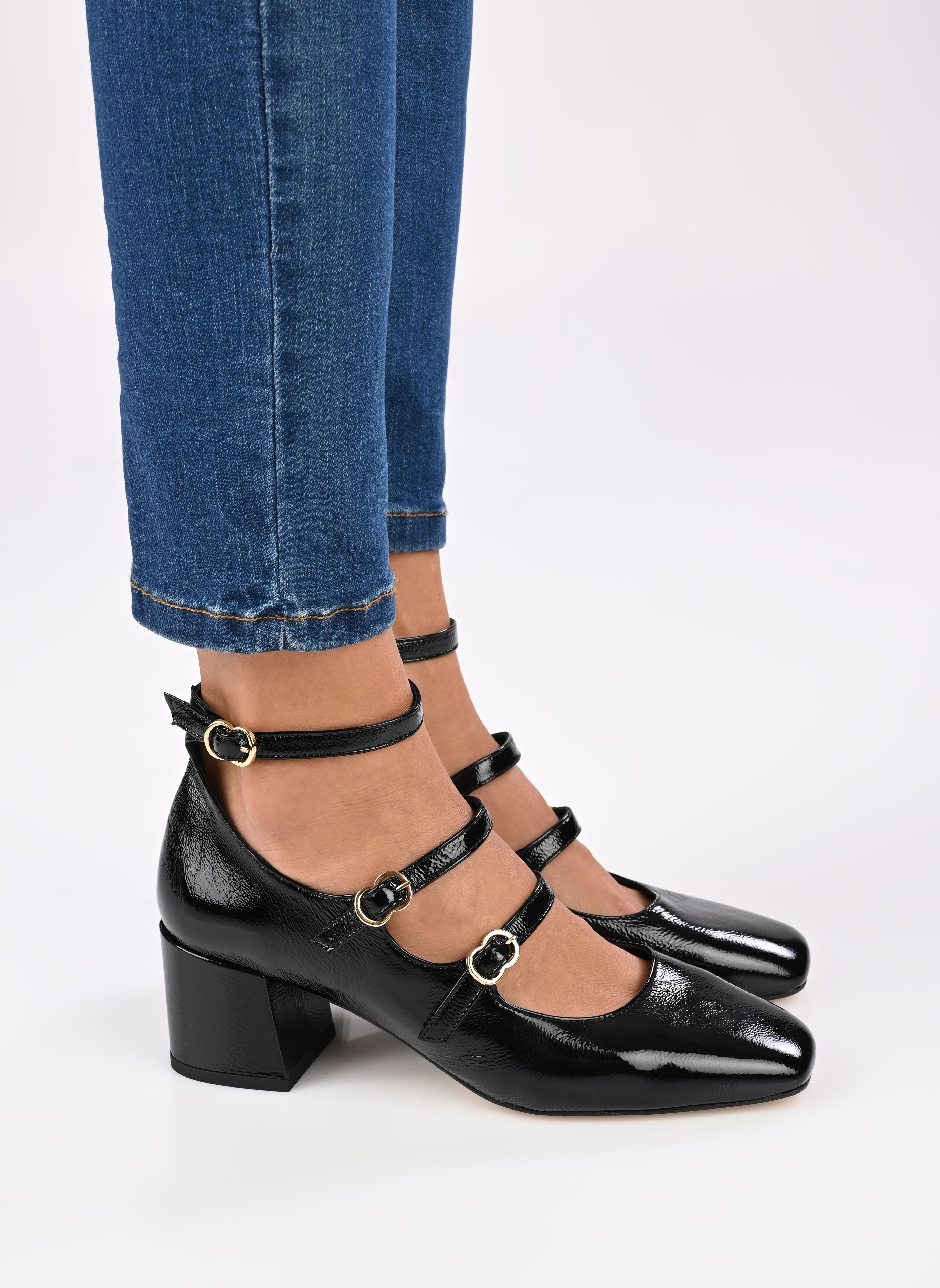 Pumps mit Riemchen Louni damen schwarz Georgia Rose Pumps mit Riemchen Louni damen schwarz NOIR