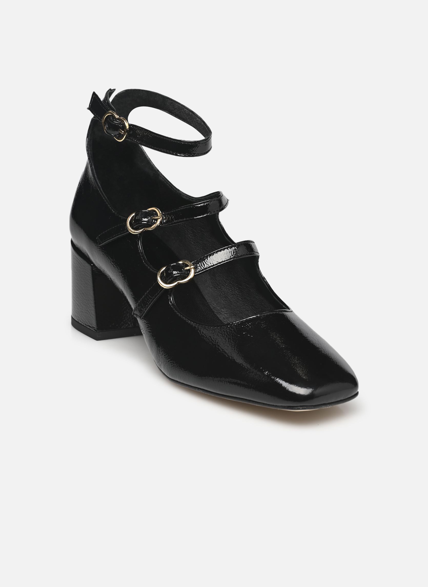 Pumps mit Riemchen Louni damen schwarz Georgia Rose Pumps mit Riemchen Louni damen schwarz NOIR