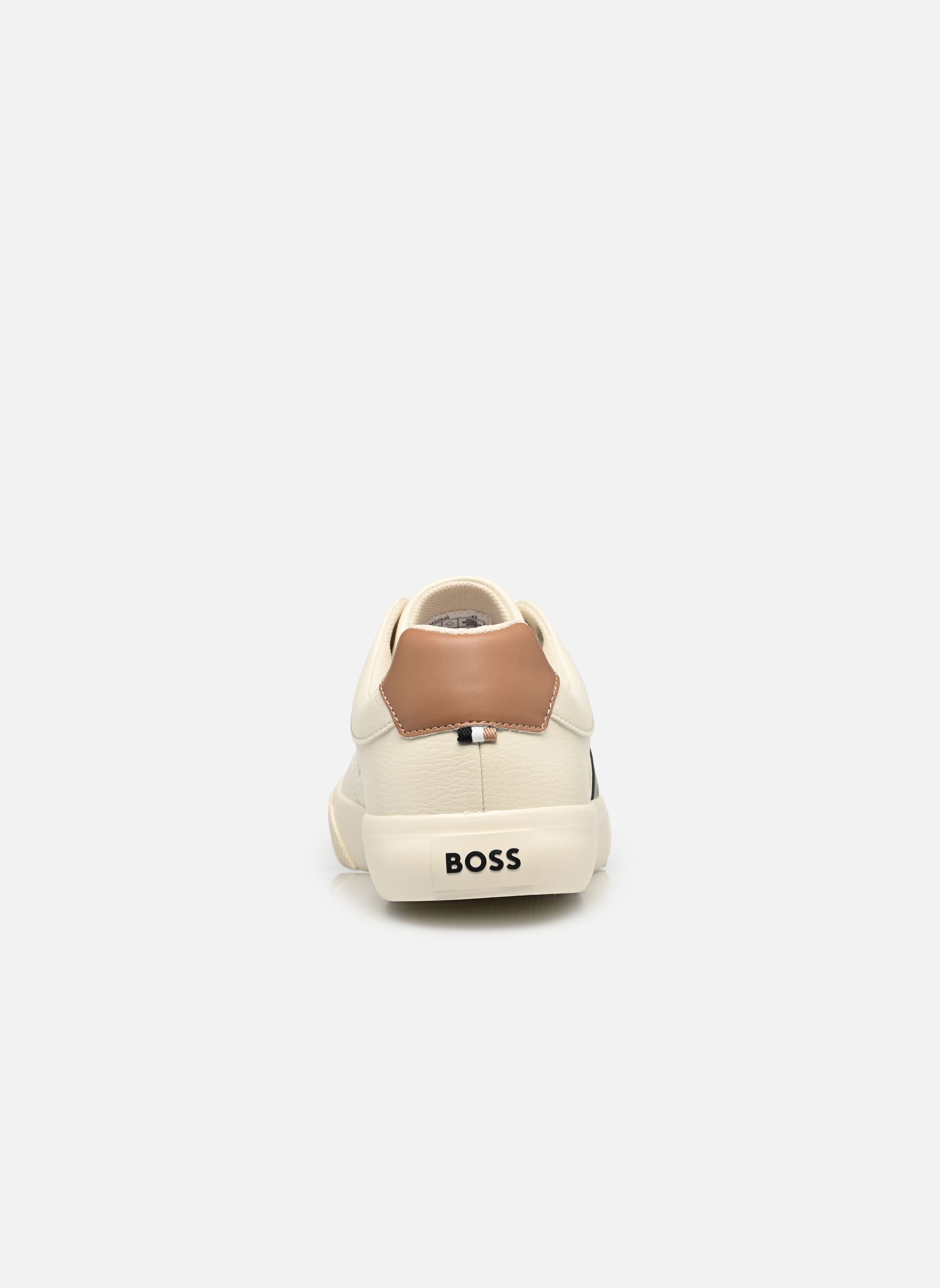 Niedrige Sneaker Aiden_Tenn_grltp herren weiß BOSS Niedrige Sneaker Aiden_Tenn_grltp herren weiß 163-OPEN WHITE