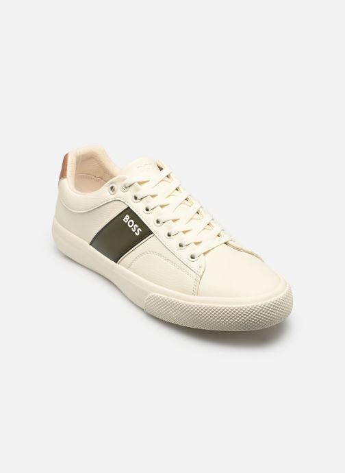 BOSS Niedrige Sneaker Aiden_Tenn_grltp herren weiß