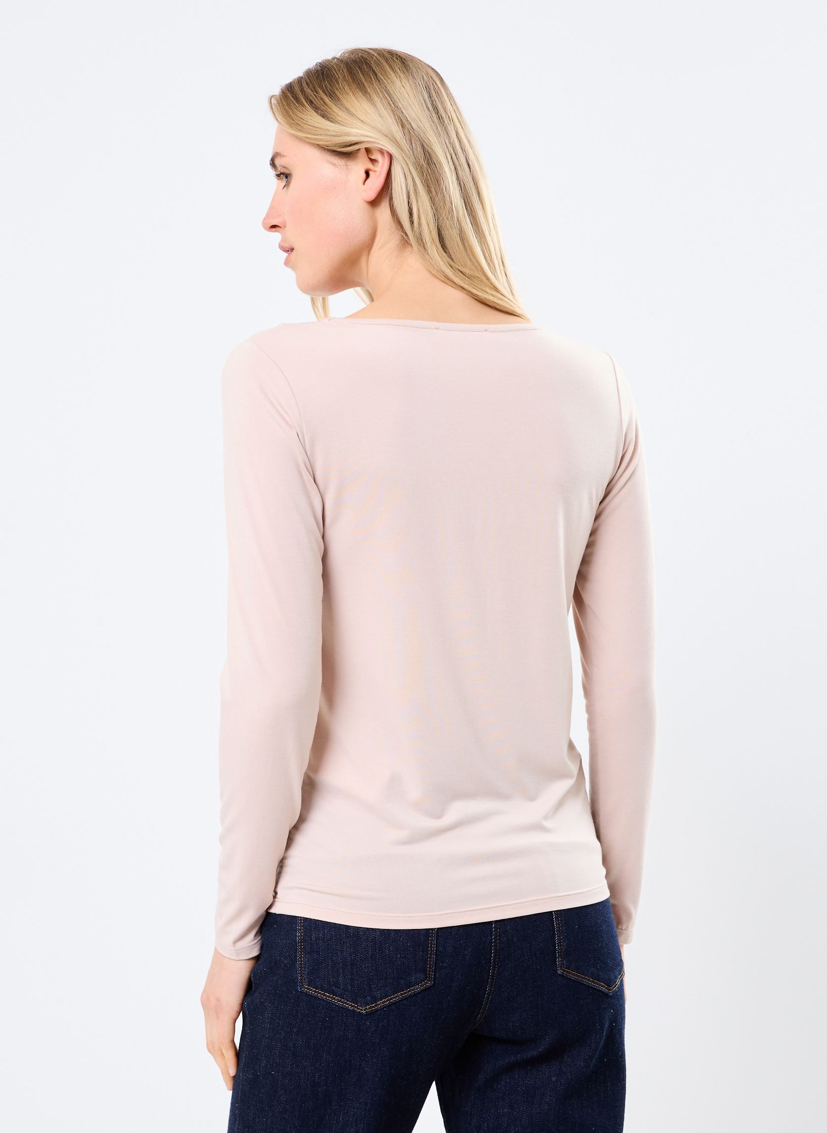 Tee-shirts manches longues TERMIV femme beige Georgia Rose Tee-shirts manches longues TERMIV femme beige MOONLIGHT