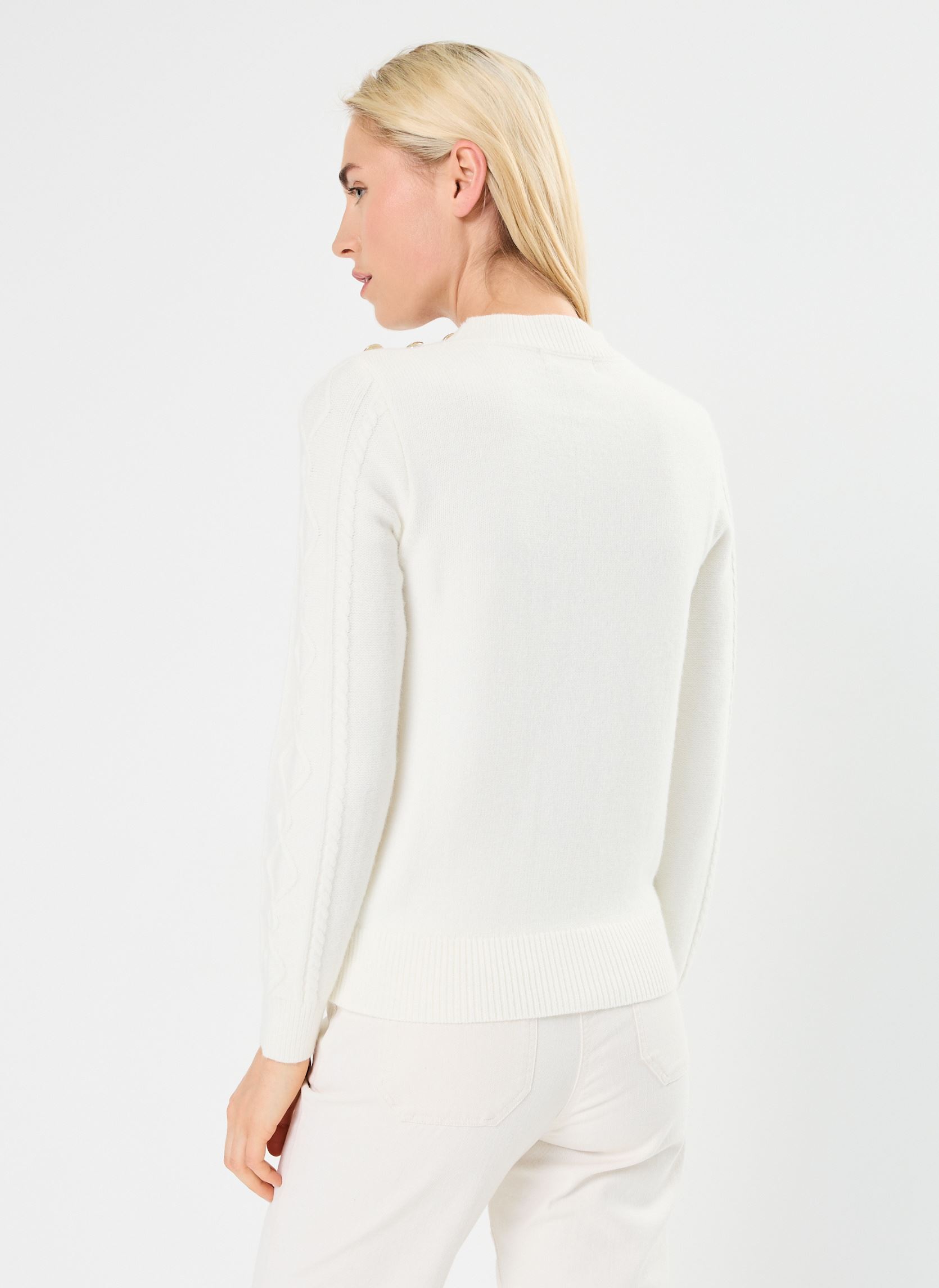Pullover MTORSADE damen weiß MADE BY Pullover MTORSADE damen weiß Cloud Dancer