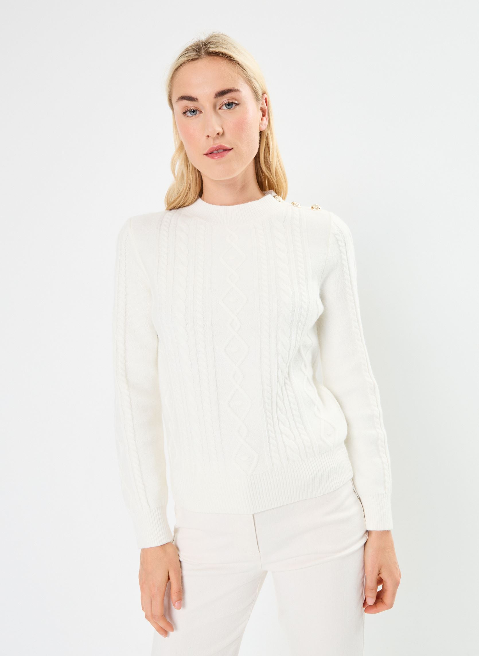 Pullover MTORSADE damen weiß MADE BY Pullover MTORSADE damen weiß Cloud Dancer