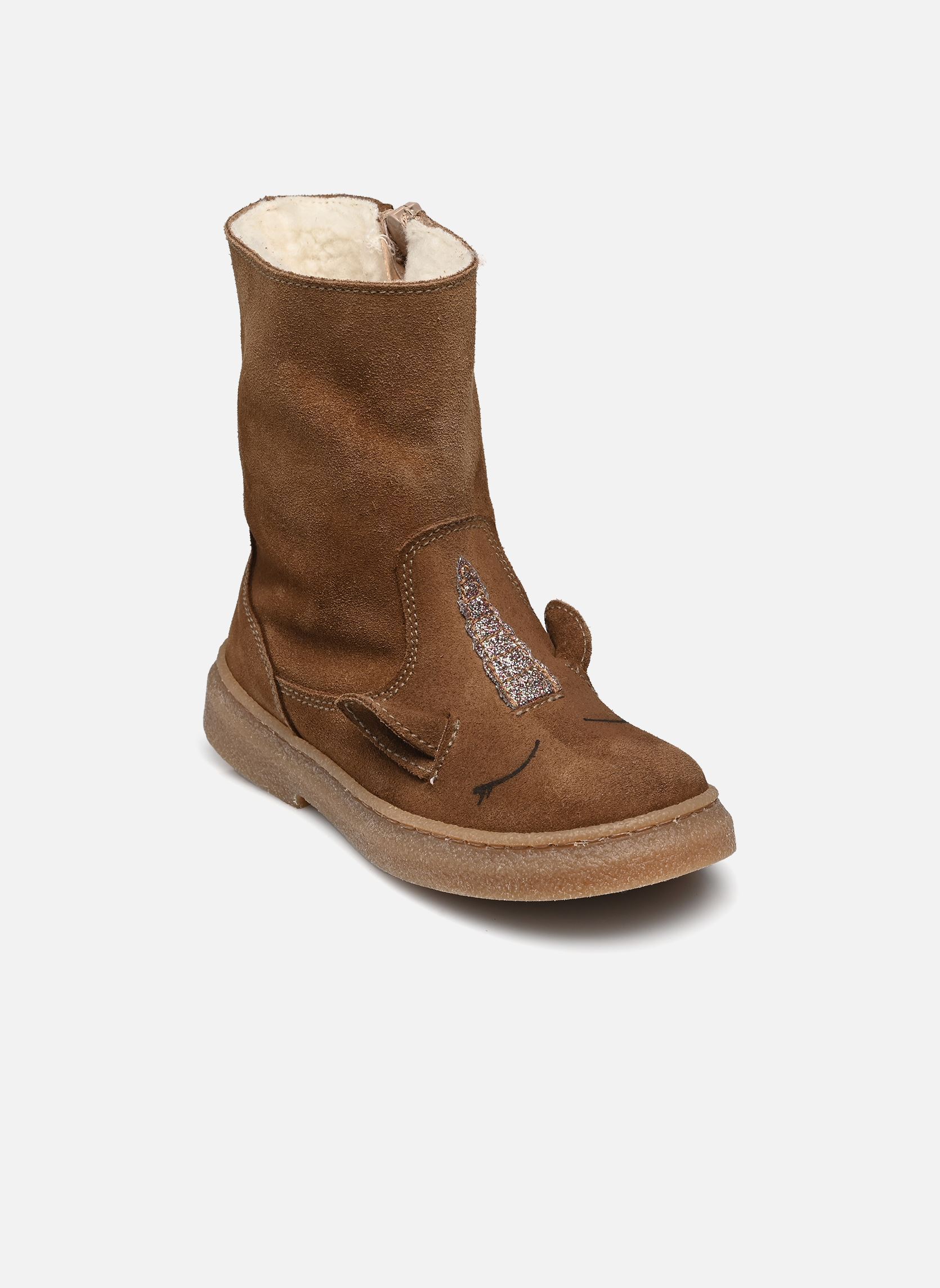 Bottes BICORNE fille marron Rose et Martin Bottes BICORNE fille marron Vison