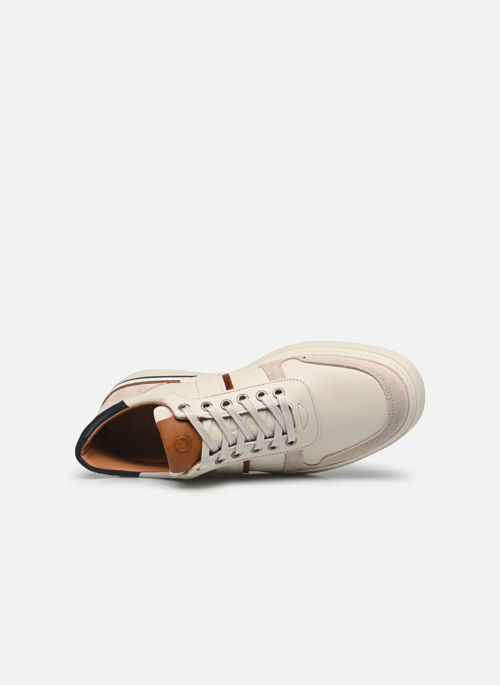 Baskets basses Wasebal homme blanc Marvin&Co Baskets basses Wasebal homme blanc Blanc Crème