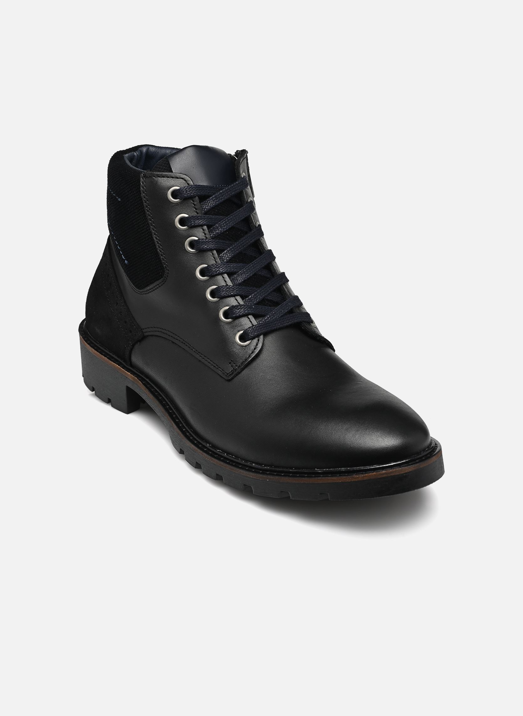 Veterlaarsjes Waslimon heren zwart Marvin&Co Veterlaarsjes Waslimon heren zwart Noir