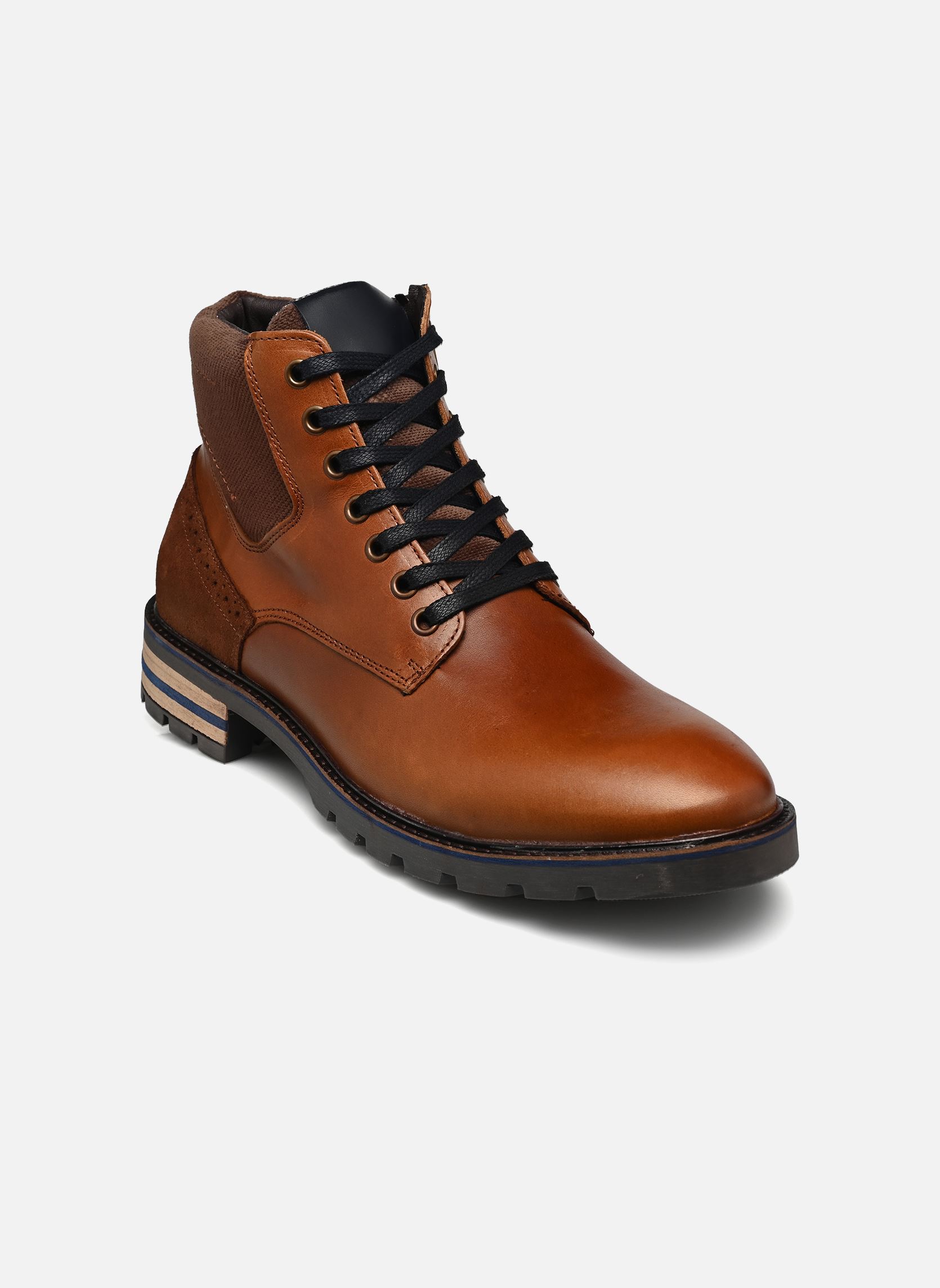 Veterlaarsjes Waslimon heren bruin Marvin&Co Veterlaarsjes Waslimon heren bruin marron