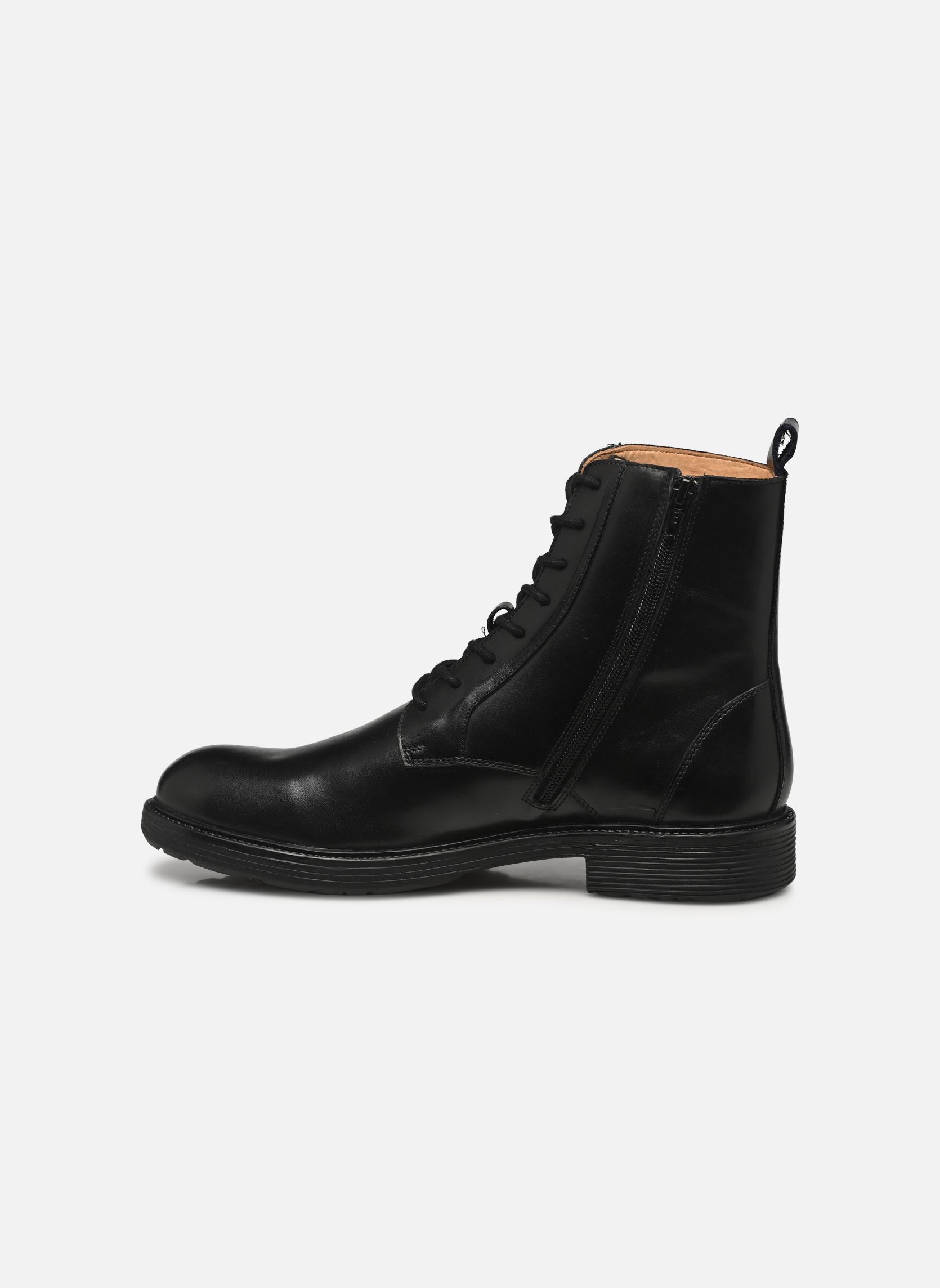 Veterlaarsjes NELSON heren zwart Pellet Veterlaarsjes NELSON heren zwart VEAU LISSE BROSSE NOIR