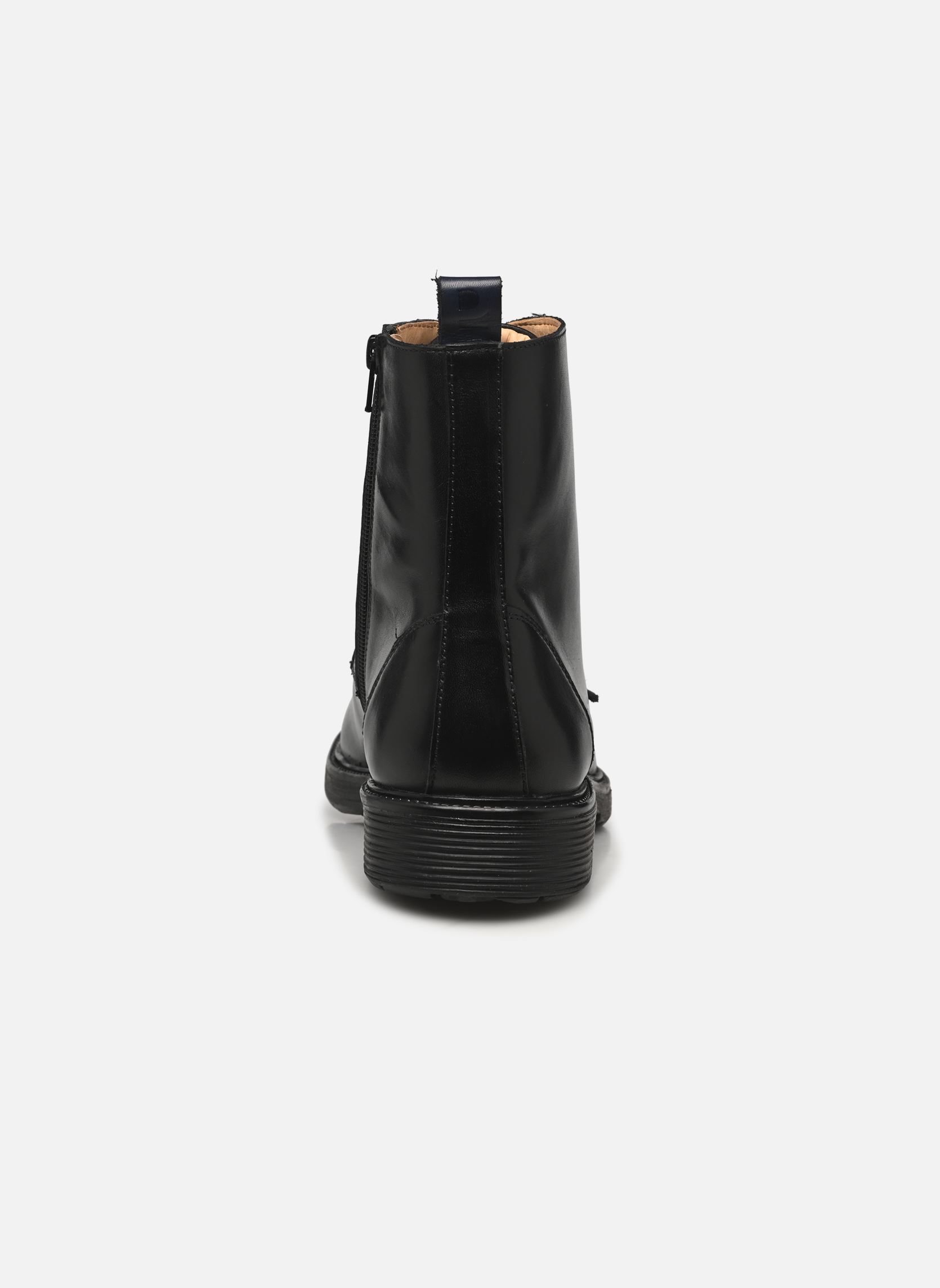 Veterlaarsjes NELSON heren zwart Pellet Veterlaarsjes NELSON heren zwart VEAU LISSE BROSSE NOIR