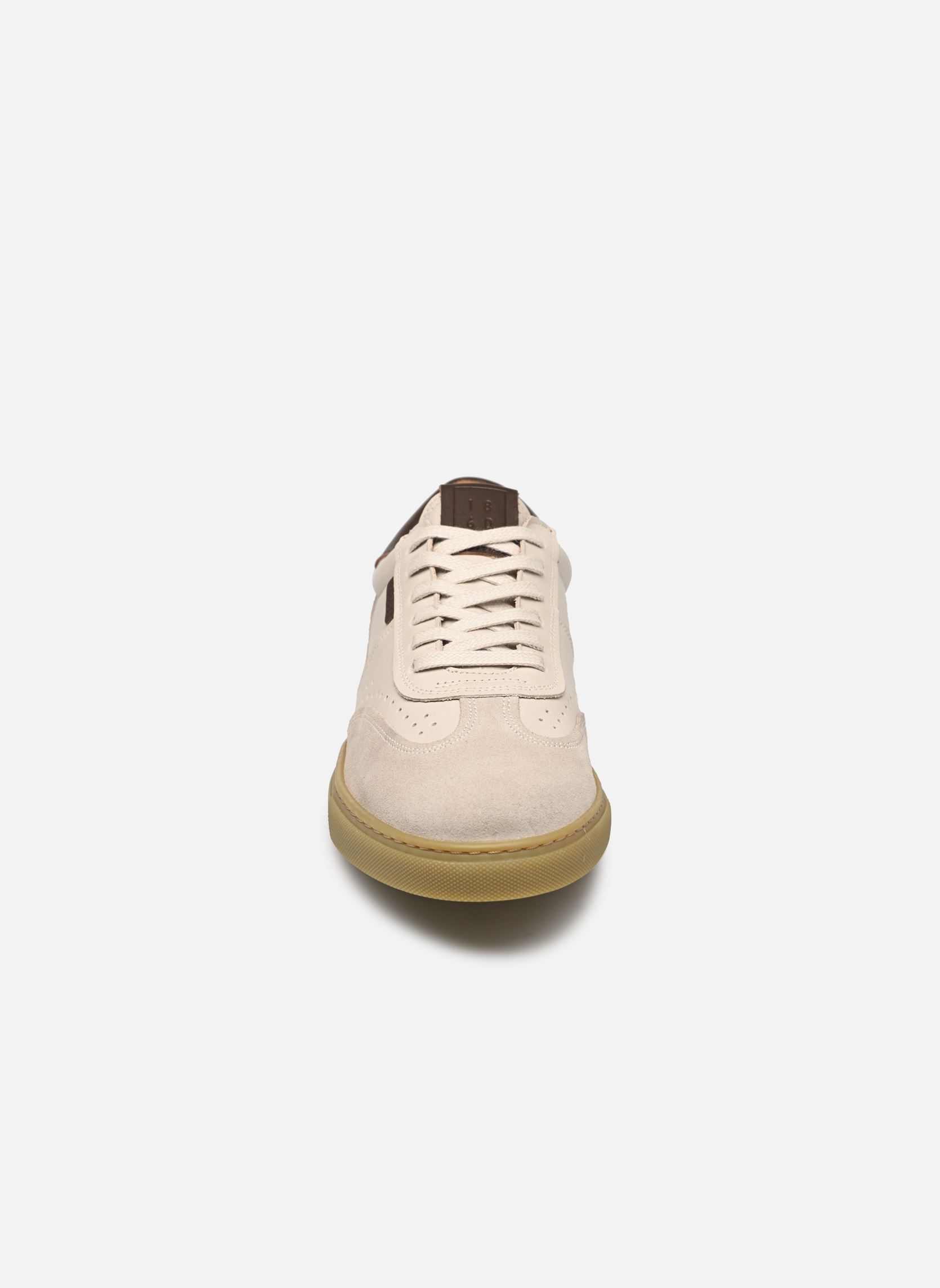 Baskets GABRIEL homme multicolore Pellet Baskets GABRIEL homme multicolore VEAU / VELOURS OFF WHITE / VEA