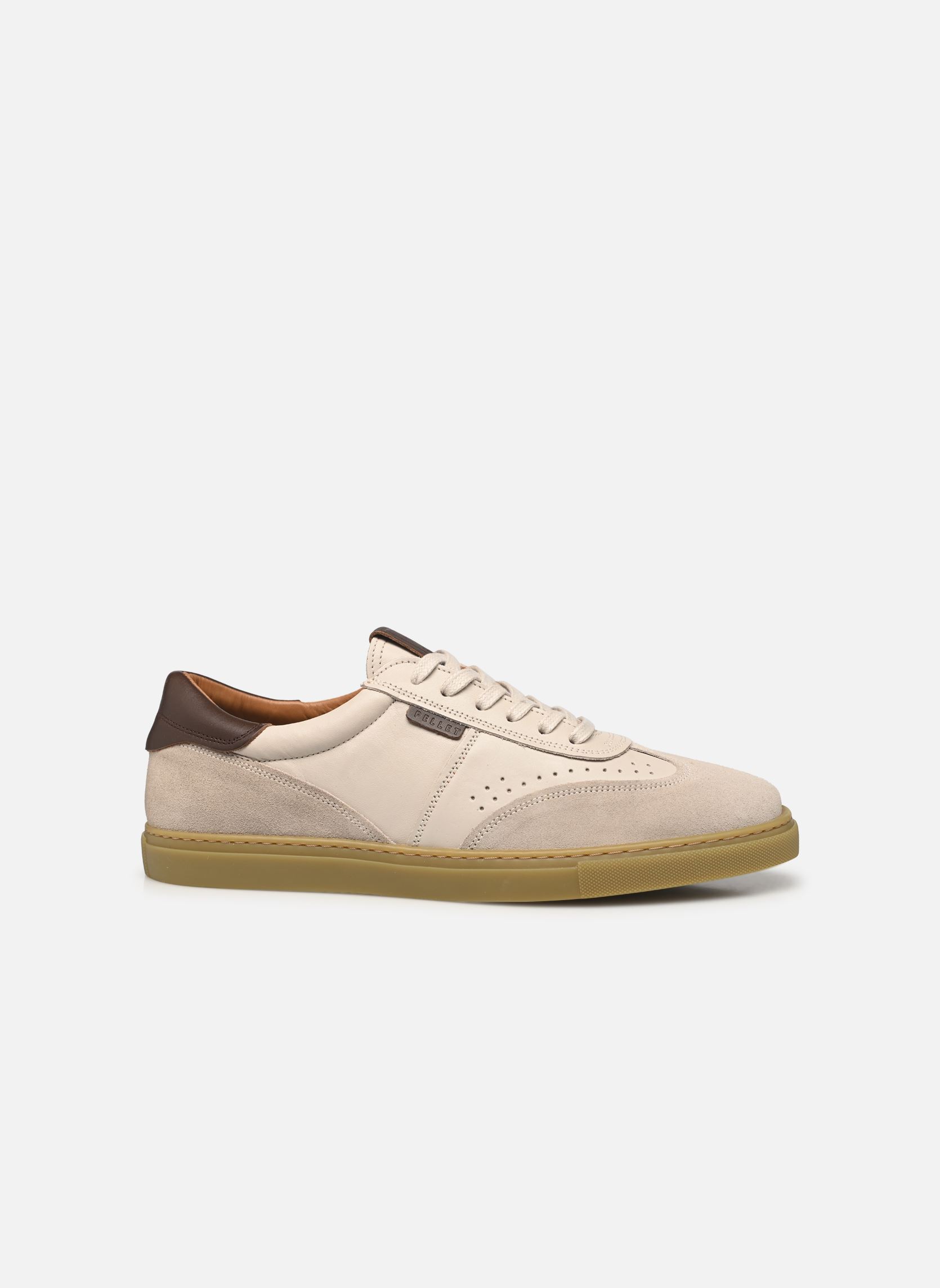 Baskets GABRIEL homme multicolore Pellet Baskets GABRIEL homme multicolore VEAU / VELOURS OFF WHITE / VEA
