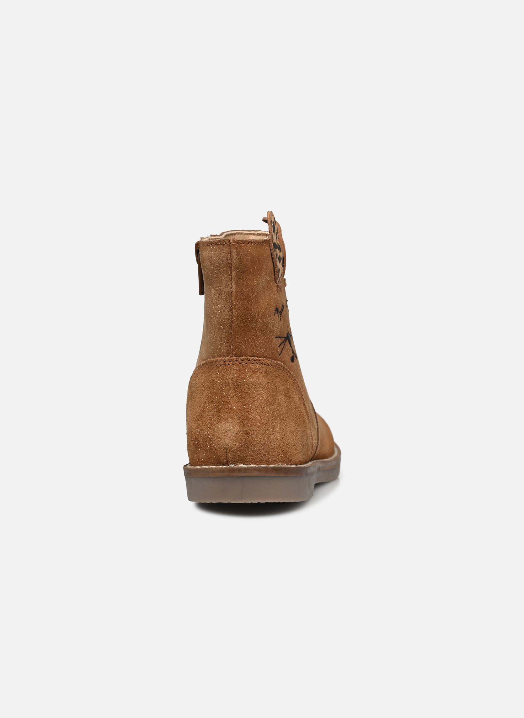 Bottines KICHAT fille marron Rose et Martin Bottines KICHAT fille marron Marron brillant