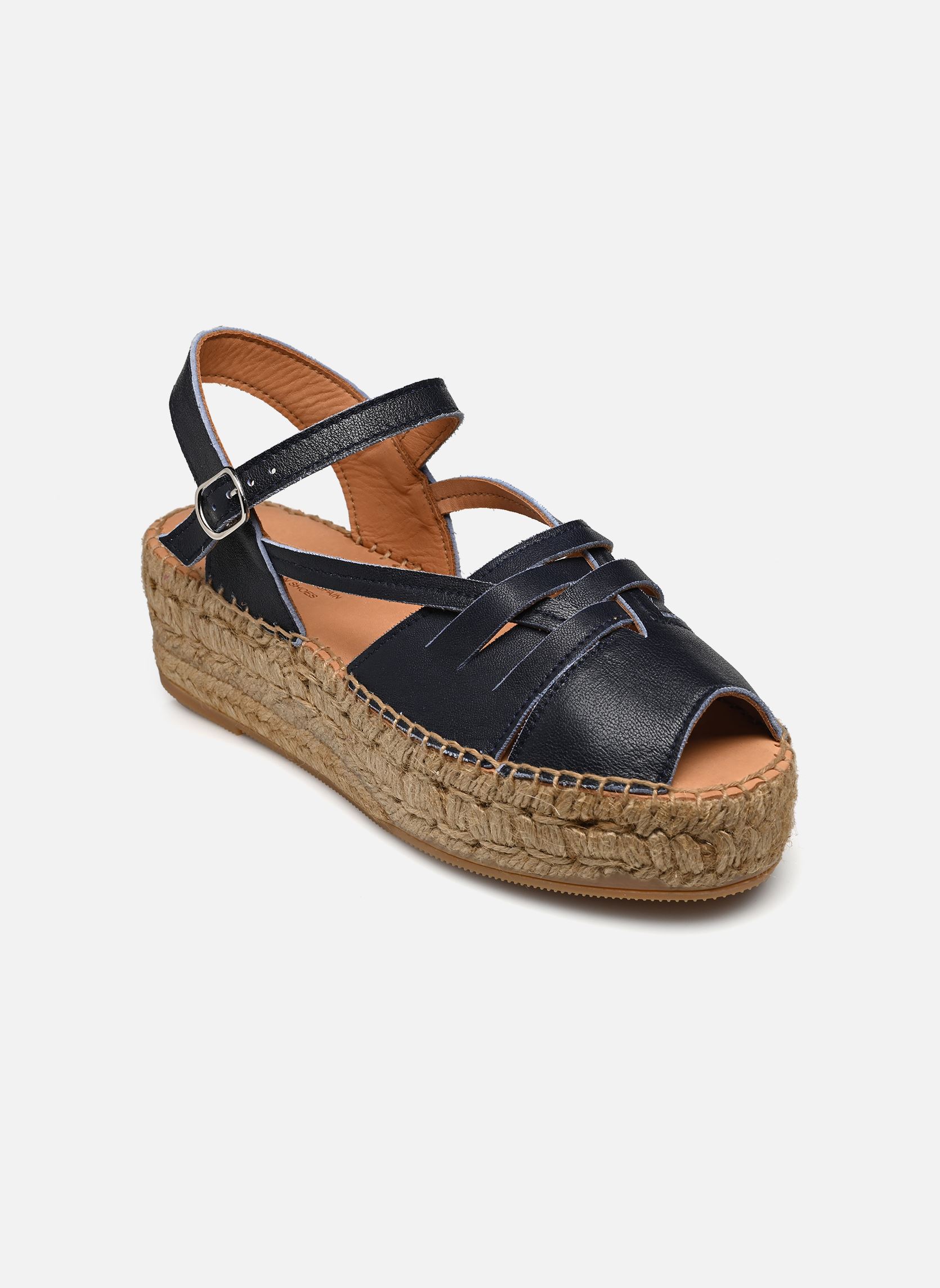 Keil- und Plateau-Espadrilles GUNTA damen blau Naguisa Keil- und Plateau-Espadrilles GUNTA damen blau NAVY
