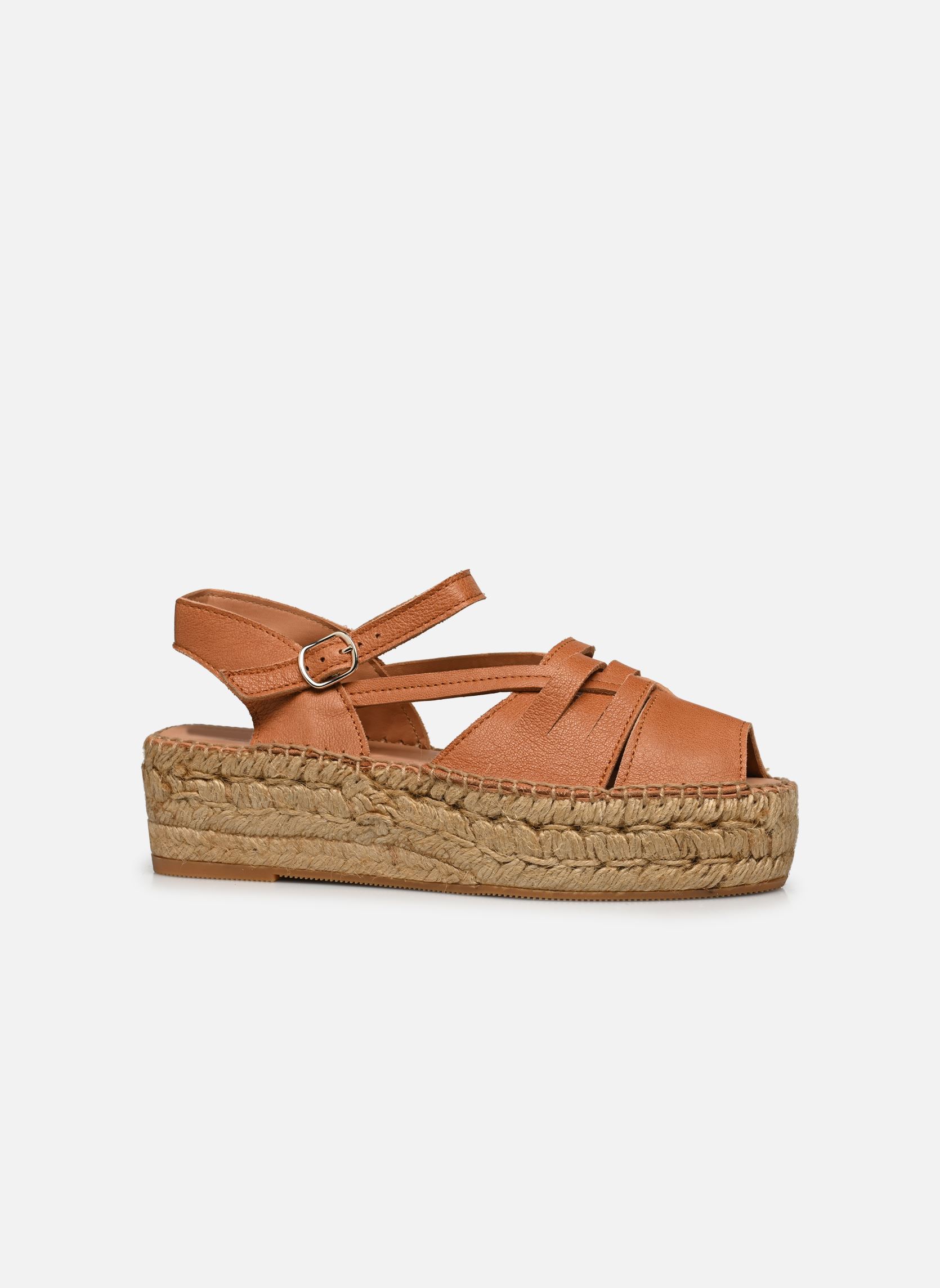 Keil- und Plateau-Espadrilles GUNTA damen braun Naguisa Keil- und Plateau-Espadrilles GUNTA damen braun LIGHT BROWN
