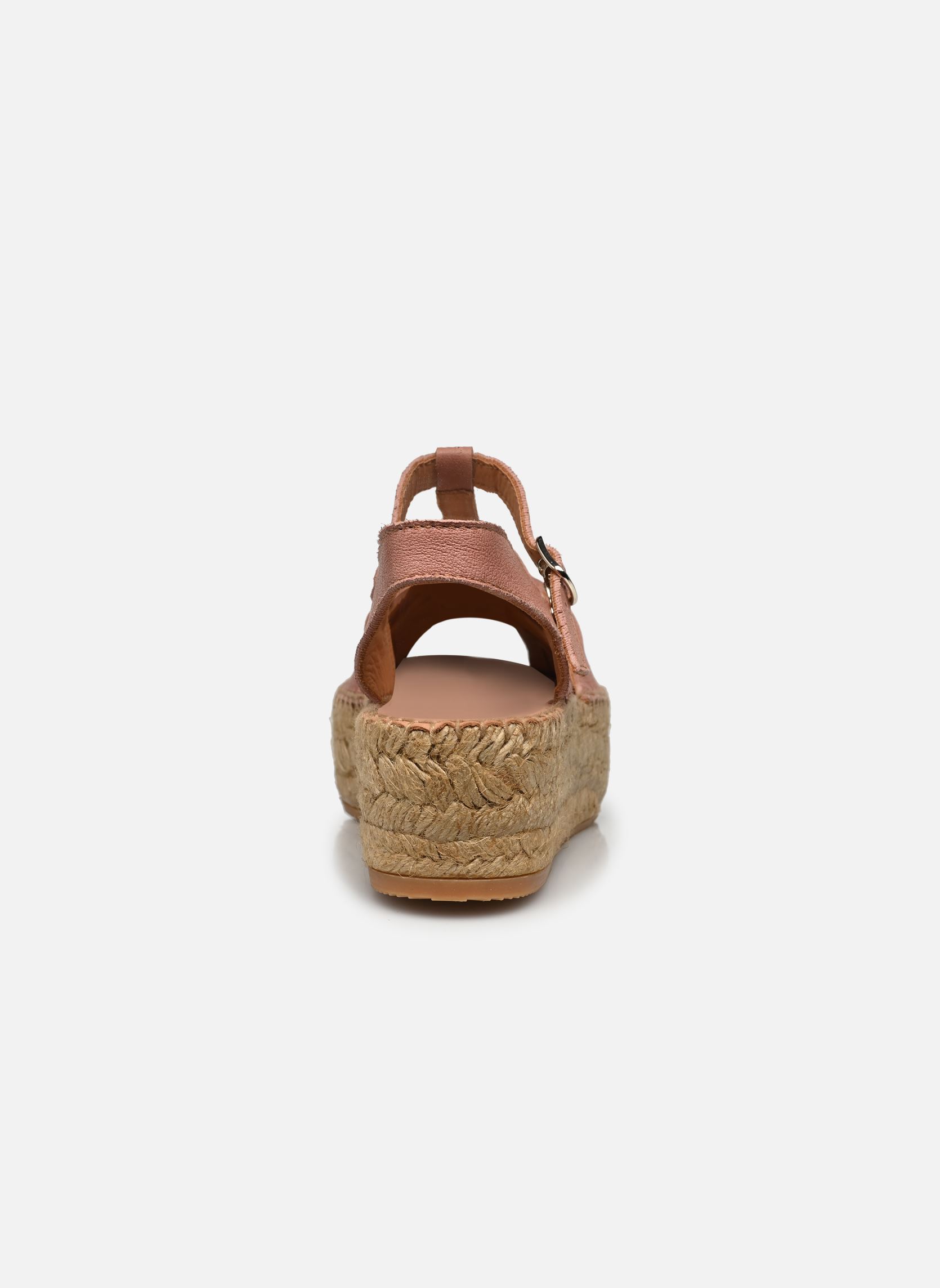 Espadrilles met sleehak en plateau FOIS DOUBLE dames roze Naguisa Espadrilles met sleehak en plateau FOIS DOUBLE dames roze BROWNIE