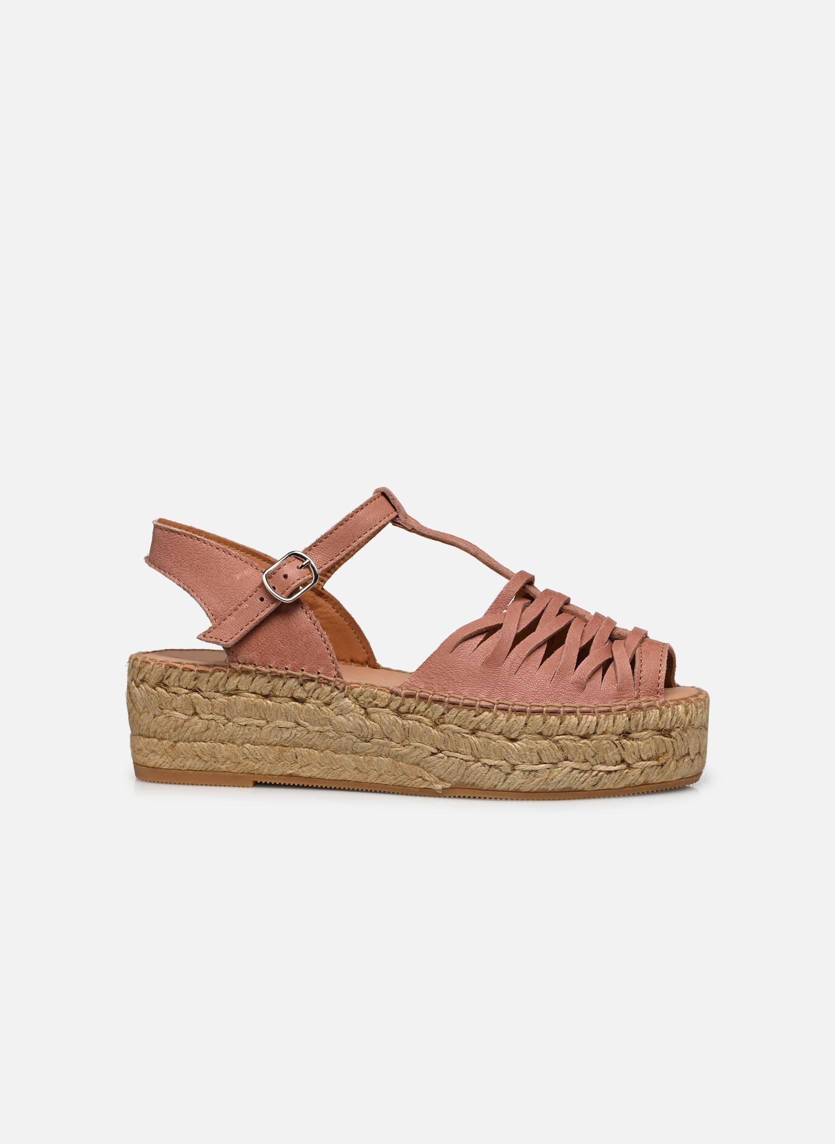 Espadrilles met sleehak en plateau FOIS DOUBLE dames roze Naguisa Espadrilles met sleehak en plateau FOIS DOUBLE dames roze BROWNIE