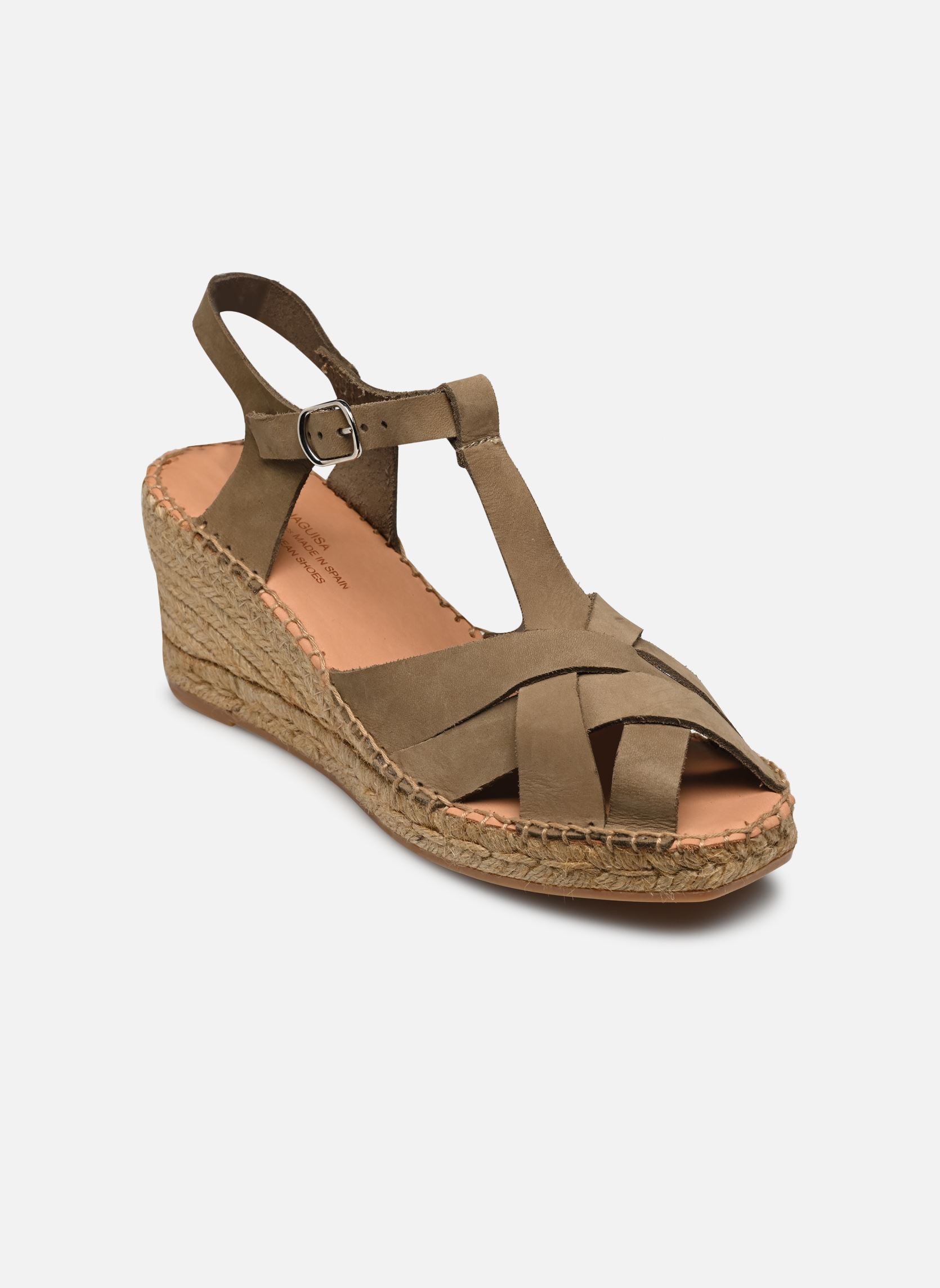 Keil- und Plateau-Espadrilles OLLY damen grün Naguisa Keil- und Plateau-Espadrilles OLLY damen grün OLIVE