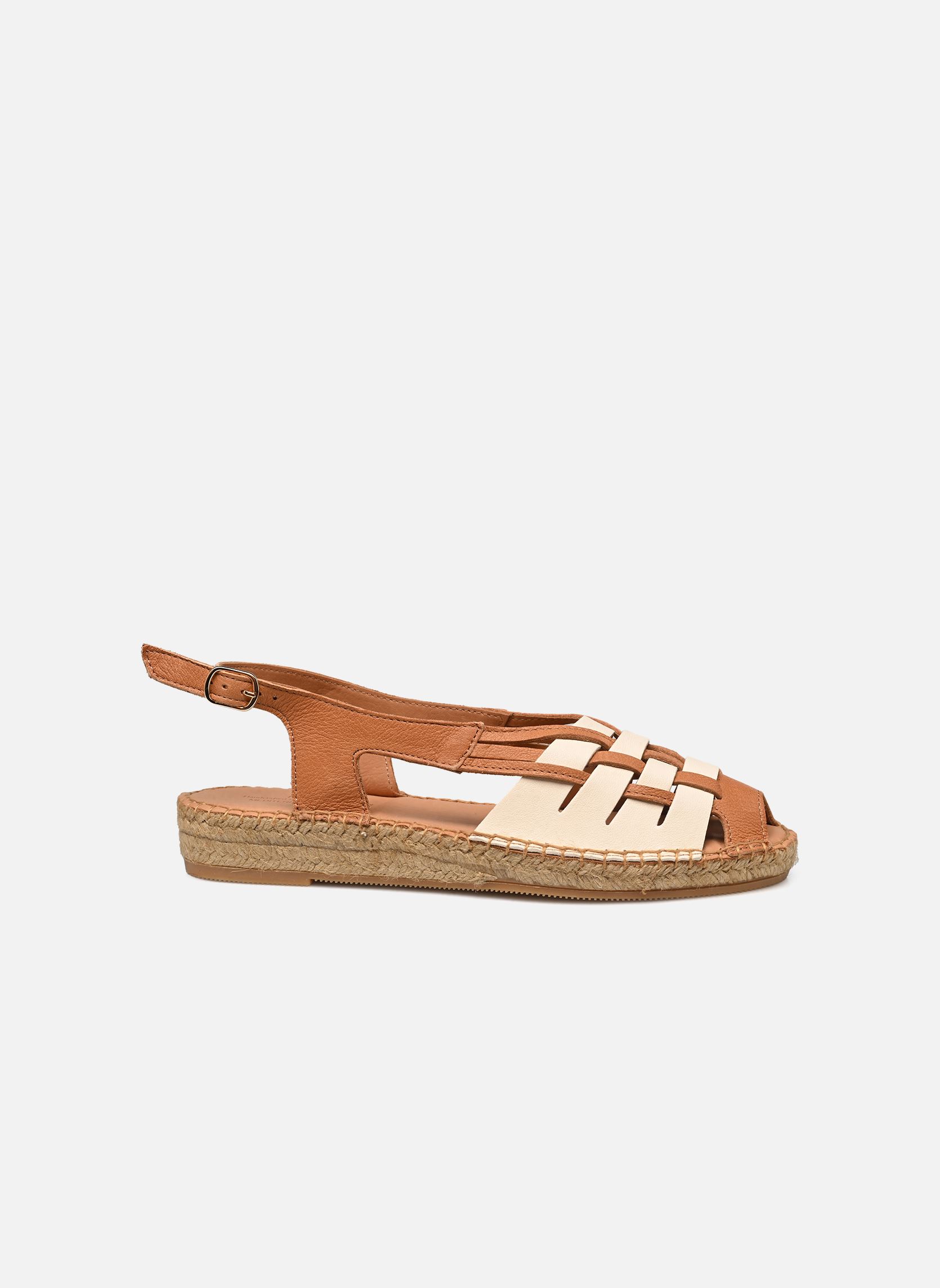 Flache Espadrilles ETEL damen braun Naguisa Flache Espadrilles ETEL damen braun LIGHT BROWN/ECRU