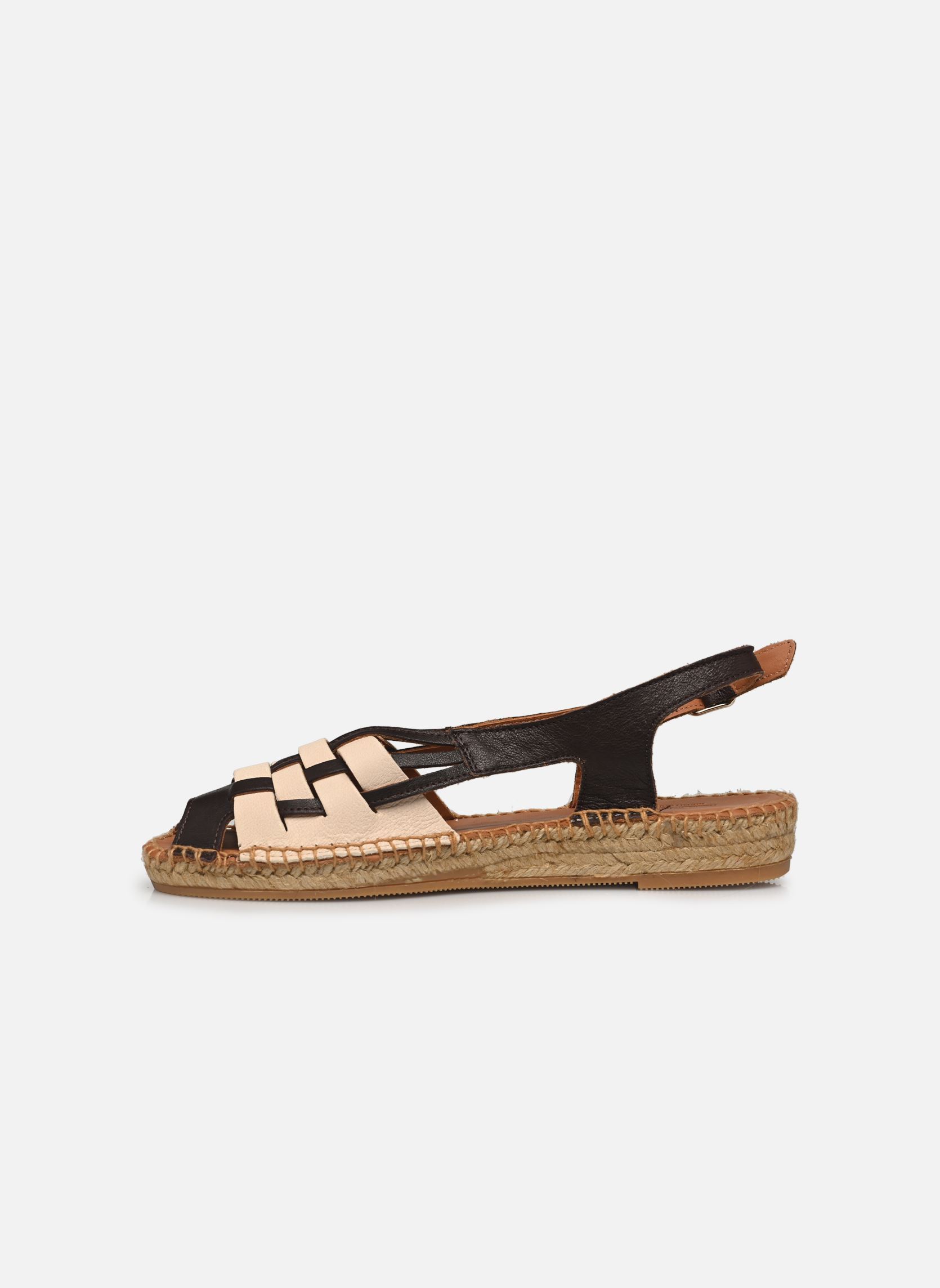 Flache Espadrilles ETEL damen weiß Naguisa Flache Espadrilles ETEL damen weiß BROWN ECRU