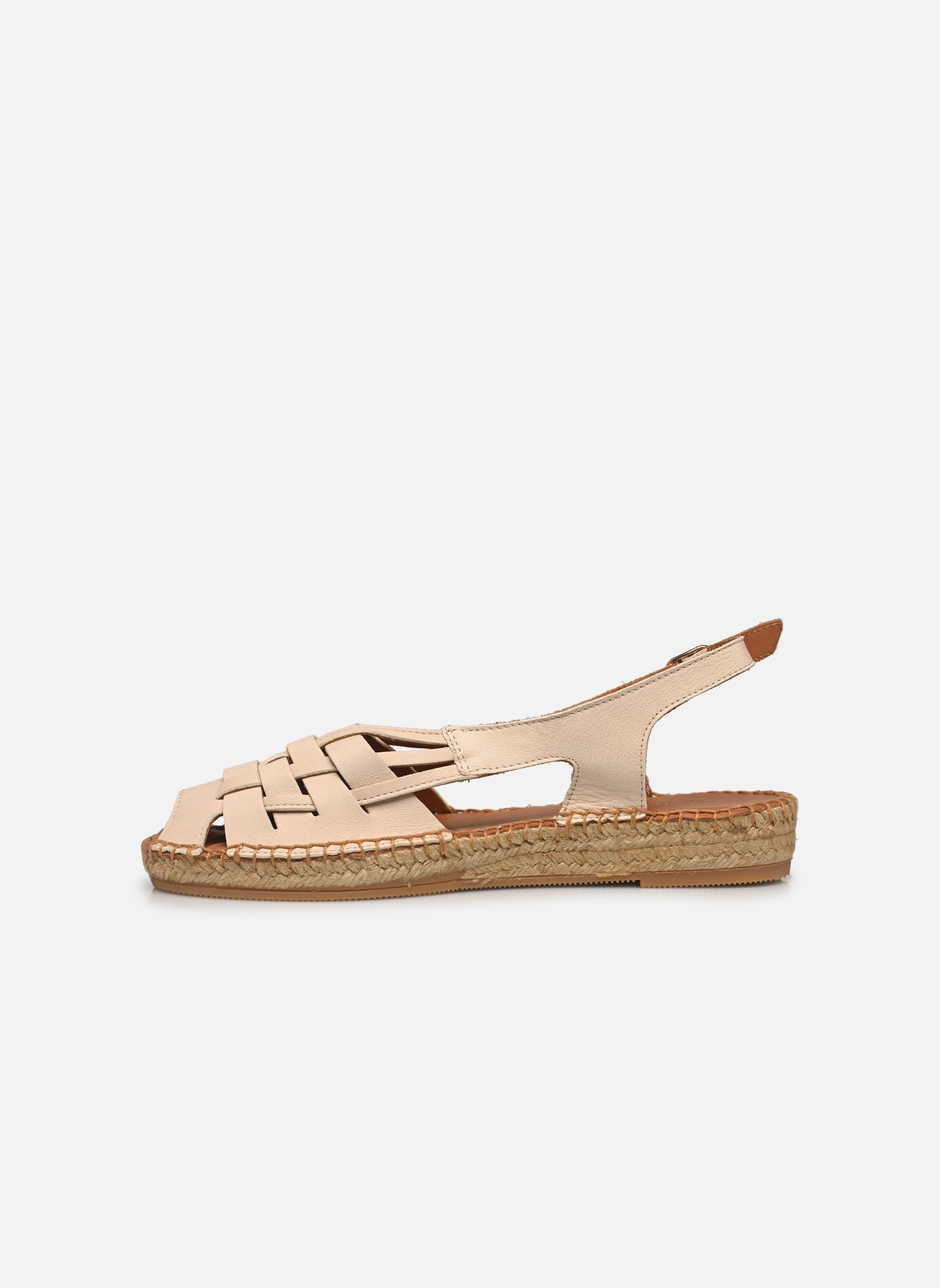 Flache Espadrilles ETEL damen weiß Naguisa Flache Espadrilles ETEL damen weiß ECRU