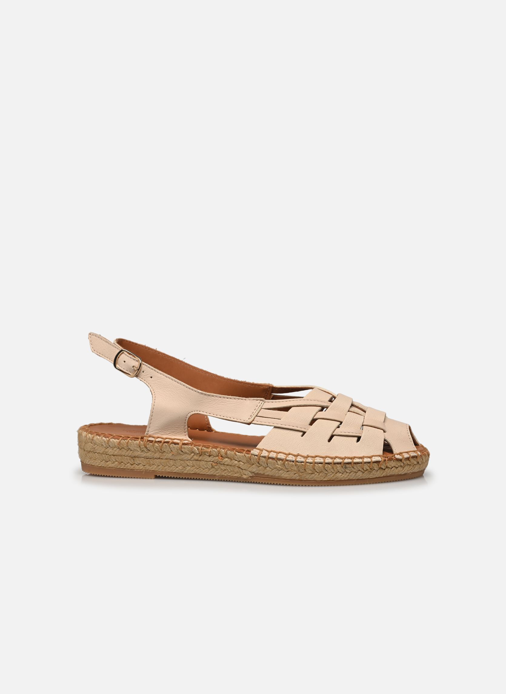 Flache Espadrilles ETEL damen weiß Naguisa Flache Espadrilles ETEL damen weiß ECRU