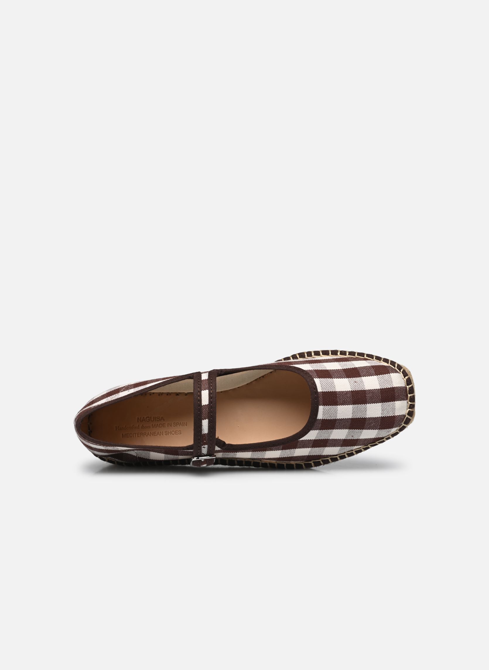Bailarinas clásicas PEONIA mujer marrón Naguisa Bailarinas clásicas PEONIA mujer marrón BROWN CHECK