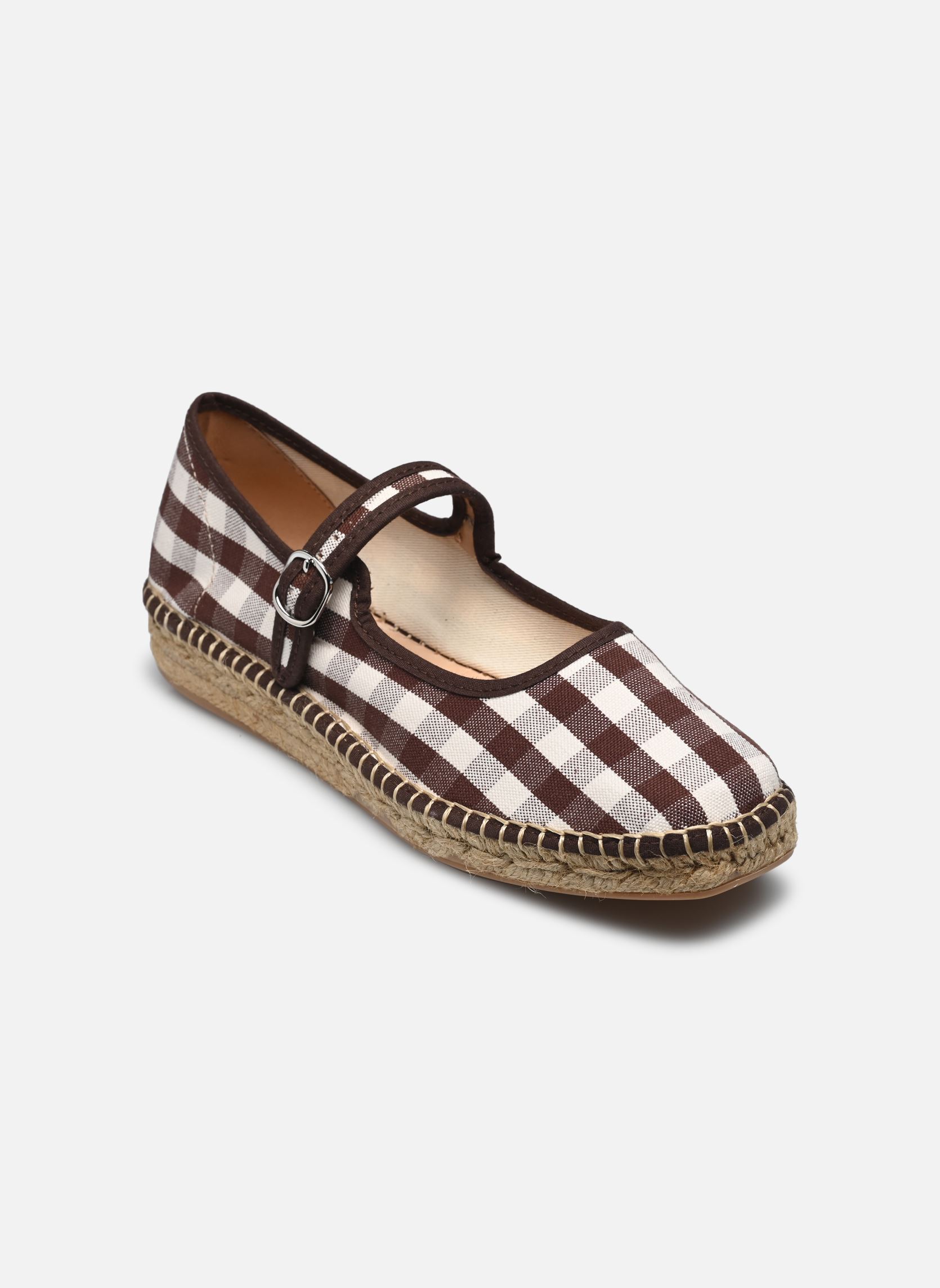 Bailarinas clásicas PEONIA mujer marrón Naguisa Bailarinas clásicas PEONIA mujer marrón BROWN CHECK