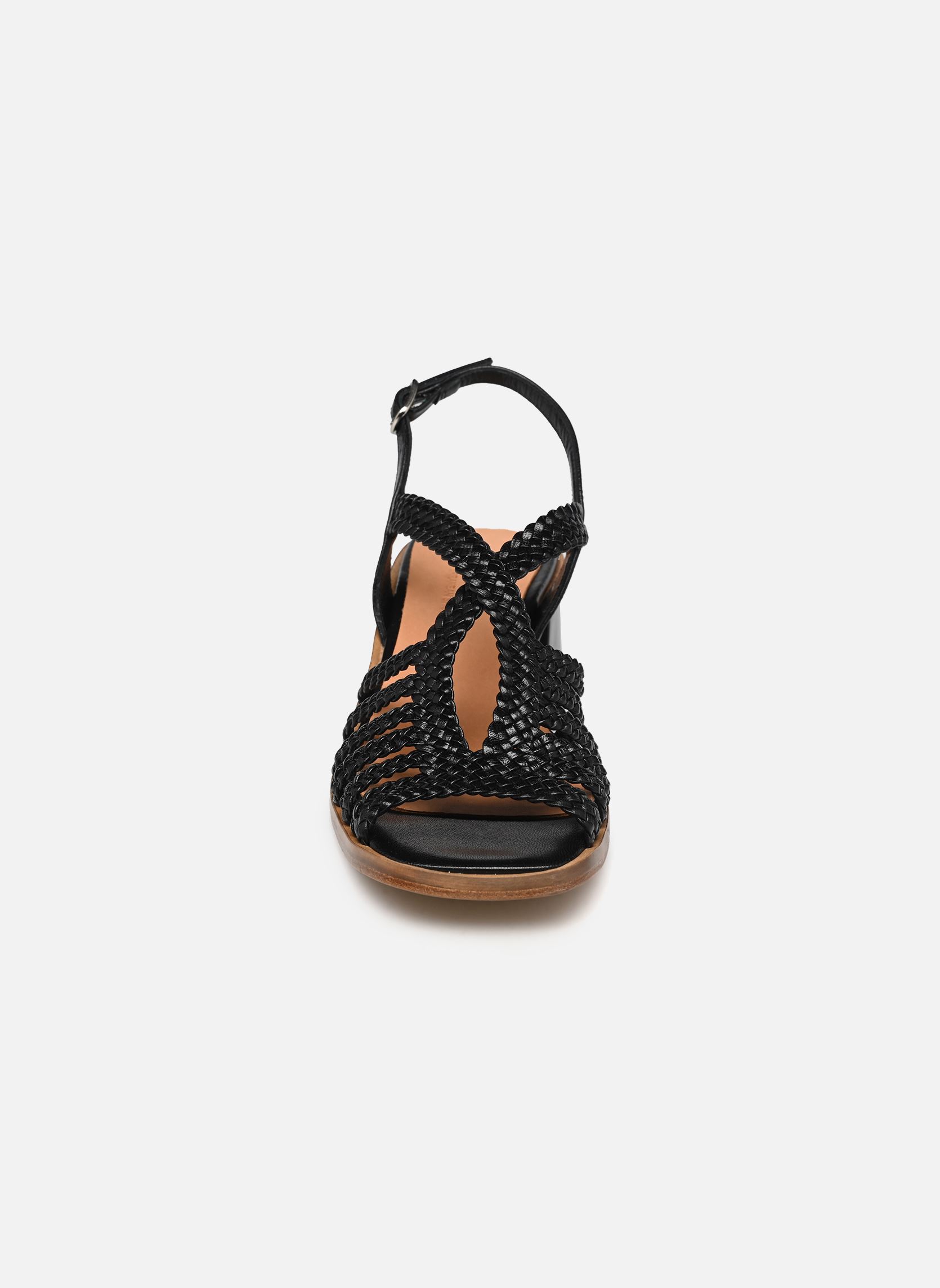 Sandalen RACO SQUARE MEDIUM damen schwarz Naguisa Sandalen RACO SQUARE MEDIUM damen schwarz BLACK