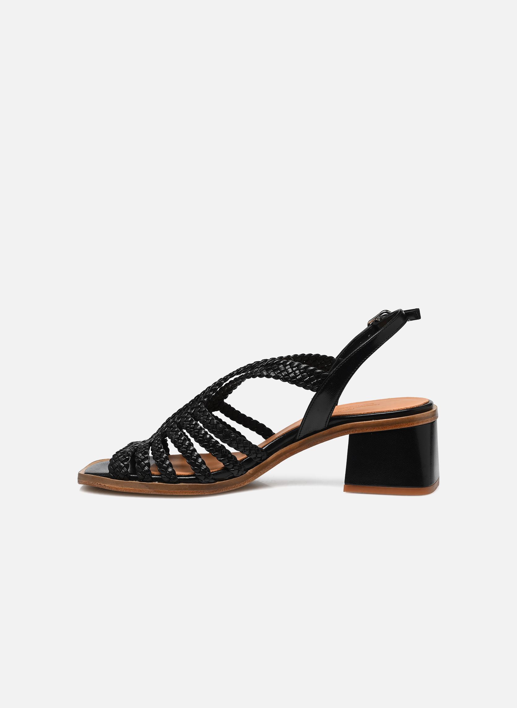 Sandalen RACO SQUARE MEDIUM damen schwarz Naguisa Sandalen RACO SQUARE MEDIUM damen schwarz BLACK