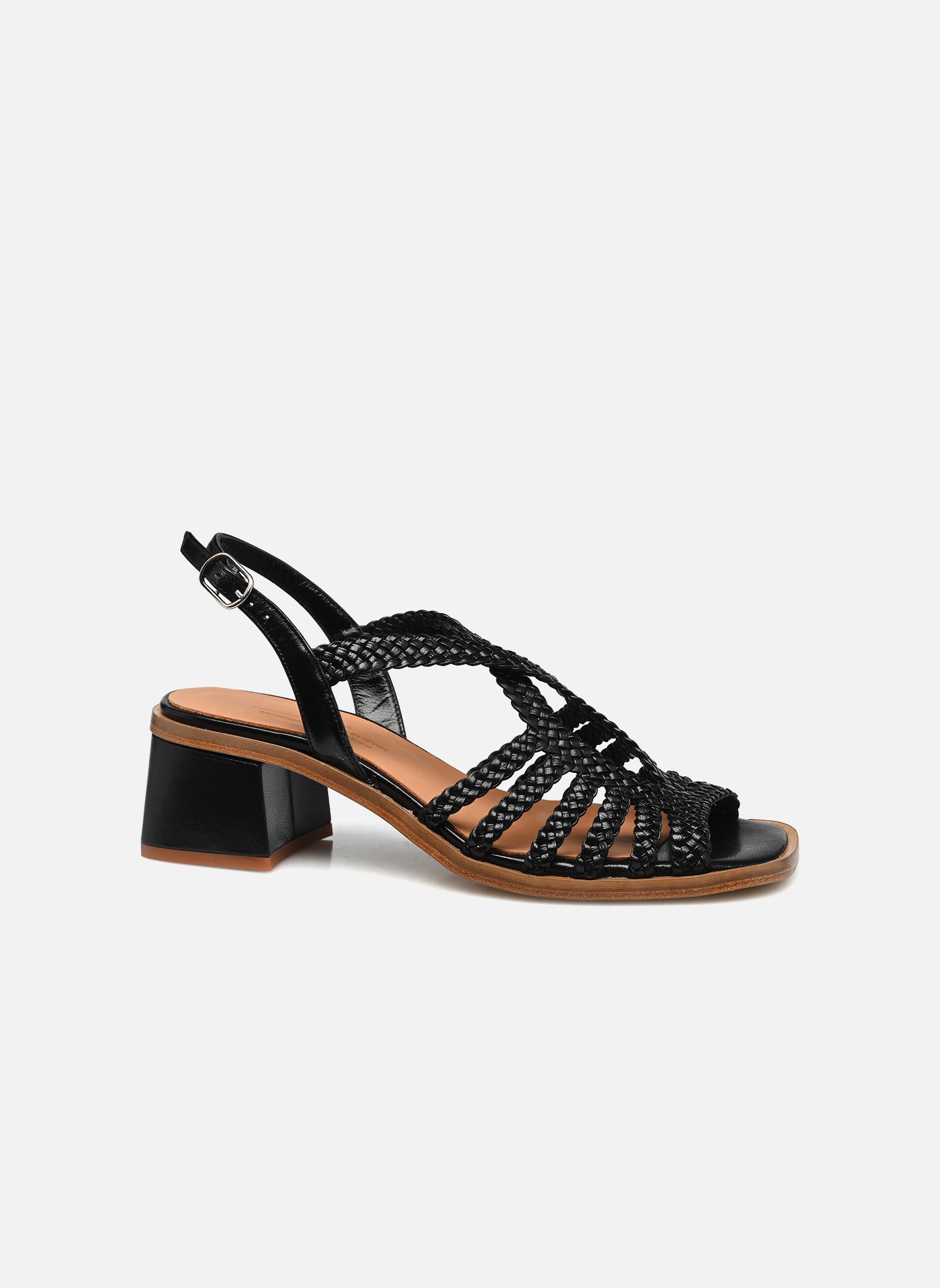 Sandalen RACO SQUARE MEDIUM damen schwarz Naguisa Sandalen RACO SQUARE MEDIUM damen schwarz BLACK