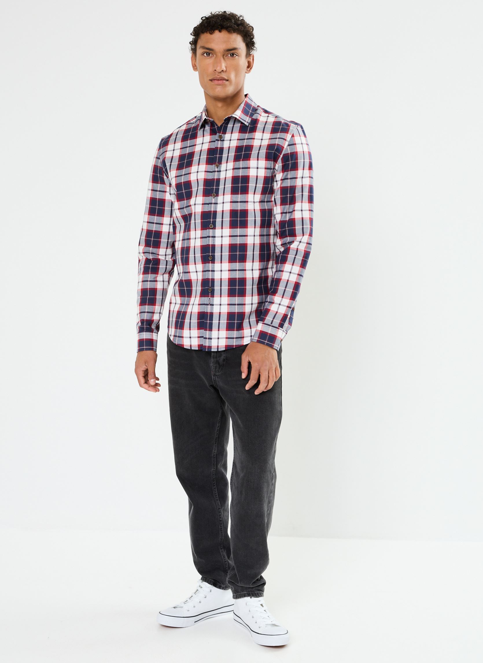 Hemden CARDEAUX herren blau MADE BY Hemden CARDEAUX herren blau CARREAUX BLEU ROUGE
