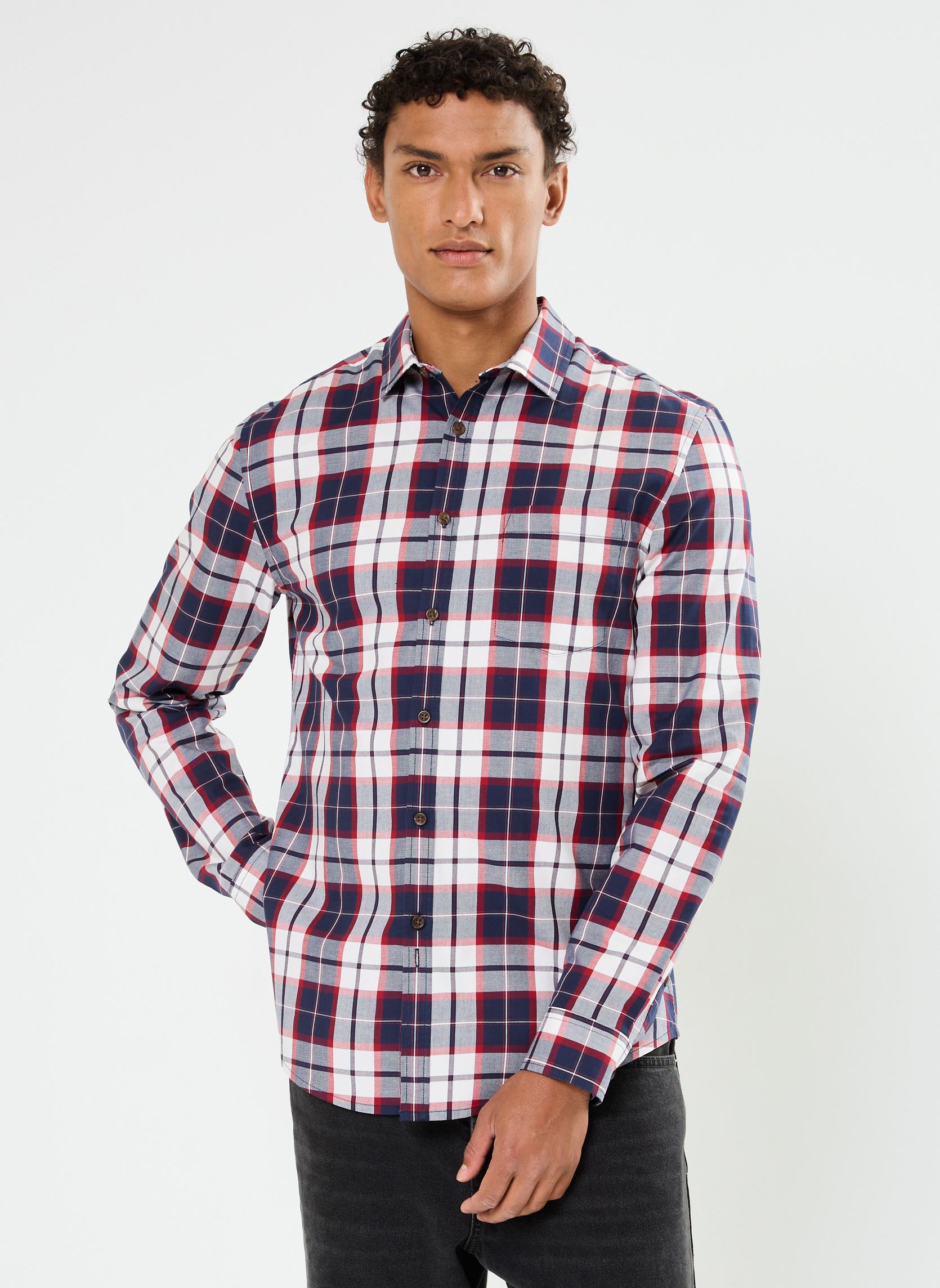 Hemden CARDEAUX herren blau MADE BY Hemden CARDEAUX herren blau CARREAUX BLEU ROUGE