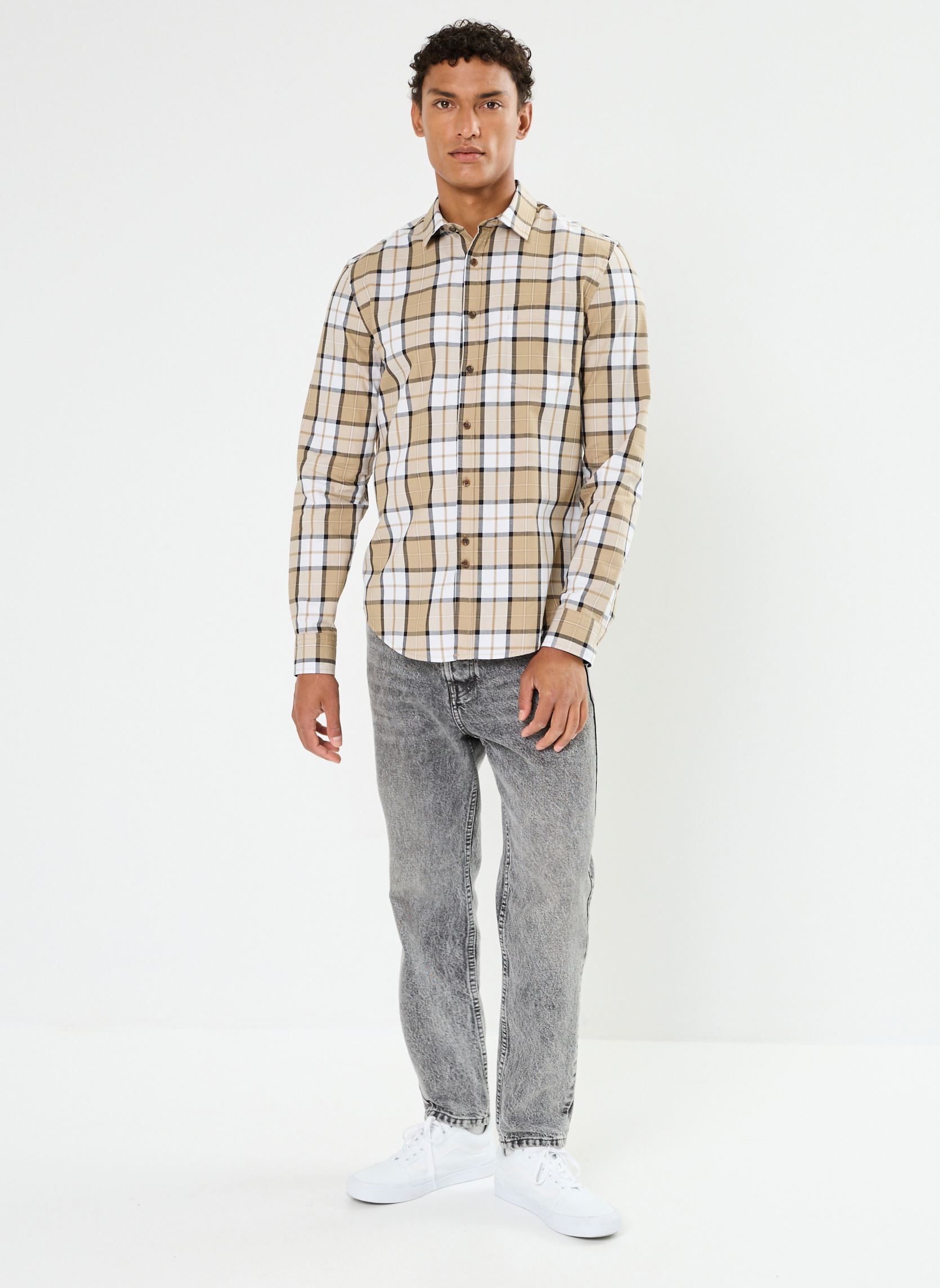 Hemden CARDEAUX herren beige MADE BY Hemden CARDEAUX herren beige CARREAUX DOVE BIRCH