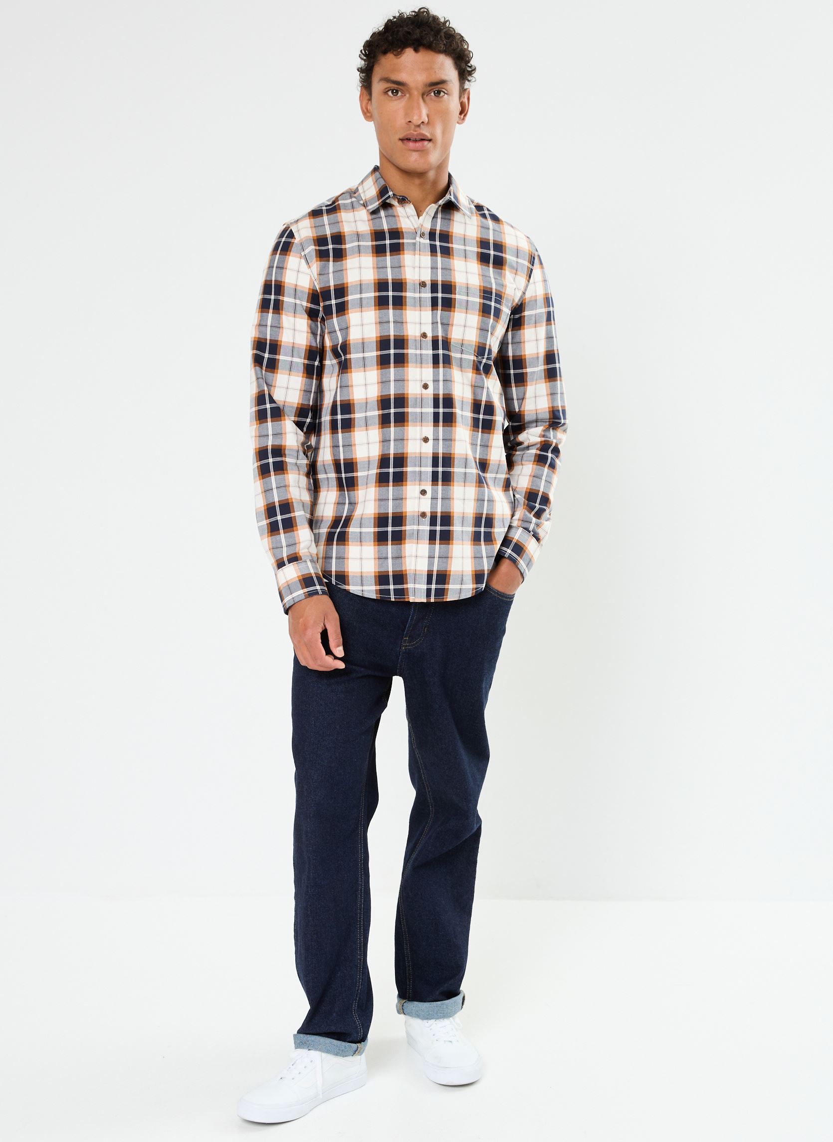 Hemden CARDEAUX herren braun MADE BY Hemden CARDEAUX herren braun IMP_CARREAUX CAMEL_MARINE